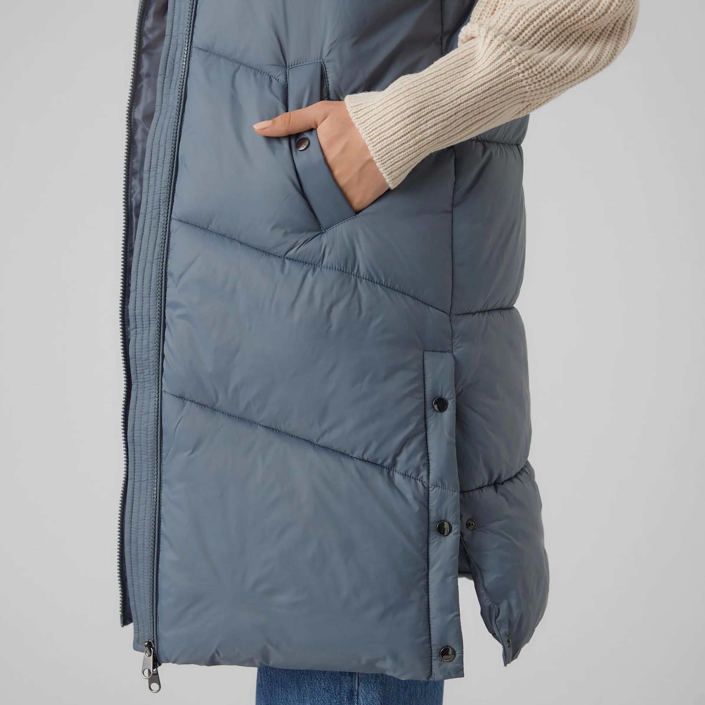 Vero Moda 10273950 VMUPPSALA 3-4 WAISTCO Grau 866166 192778 3 Vero Moda 10273950 VMUPPSALA 3-4 WAISTCO Grau 866166 192778 3