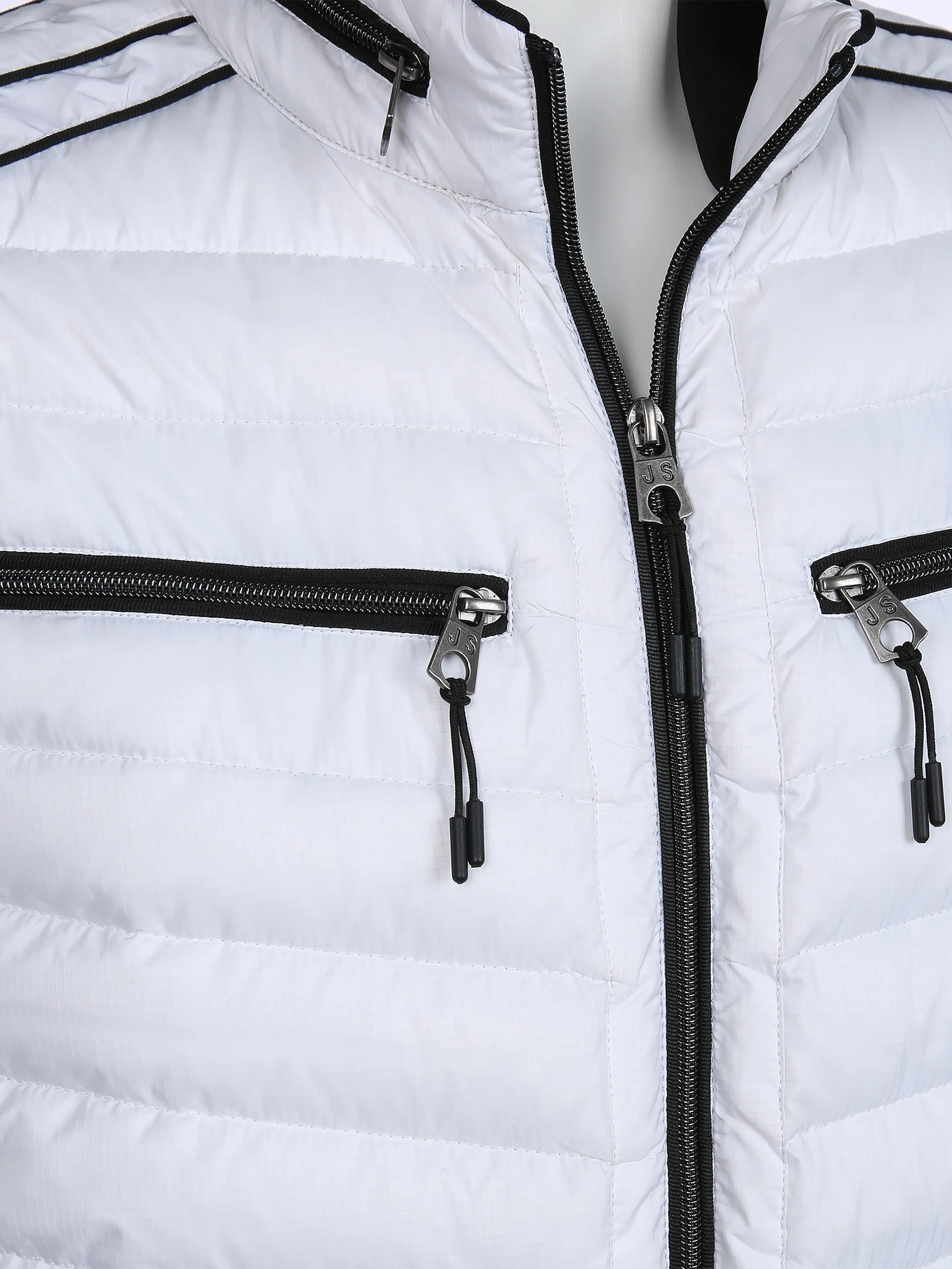 Jim Spencer He. Steppblouson meliert Weiß 839100 WHITE 3