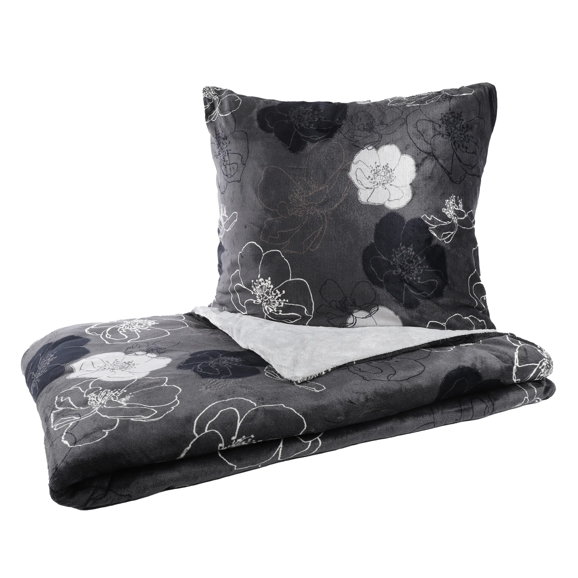 Dream House Bettwäsche Cashmir Touch Wildr Grau 882776 ANTHRA 1