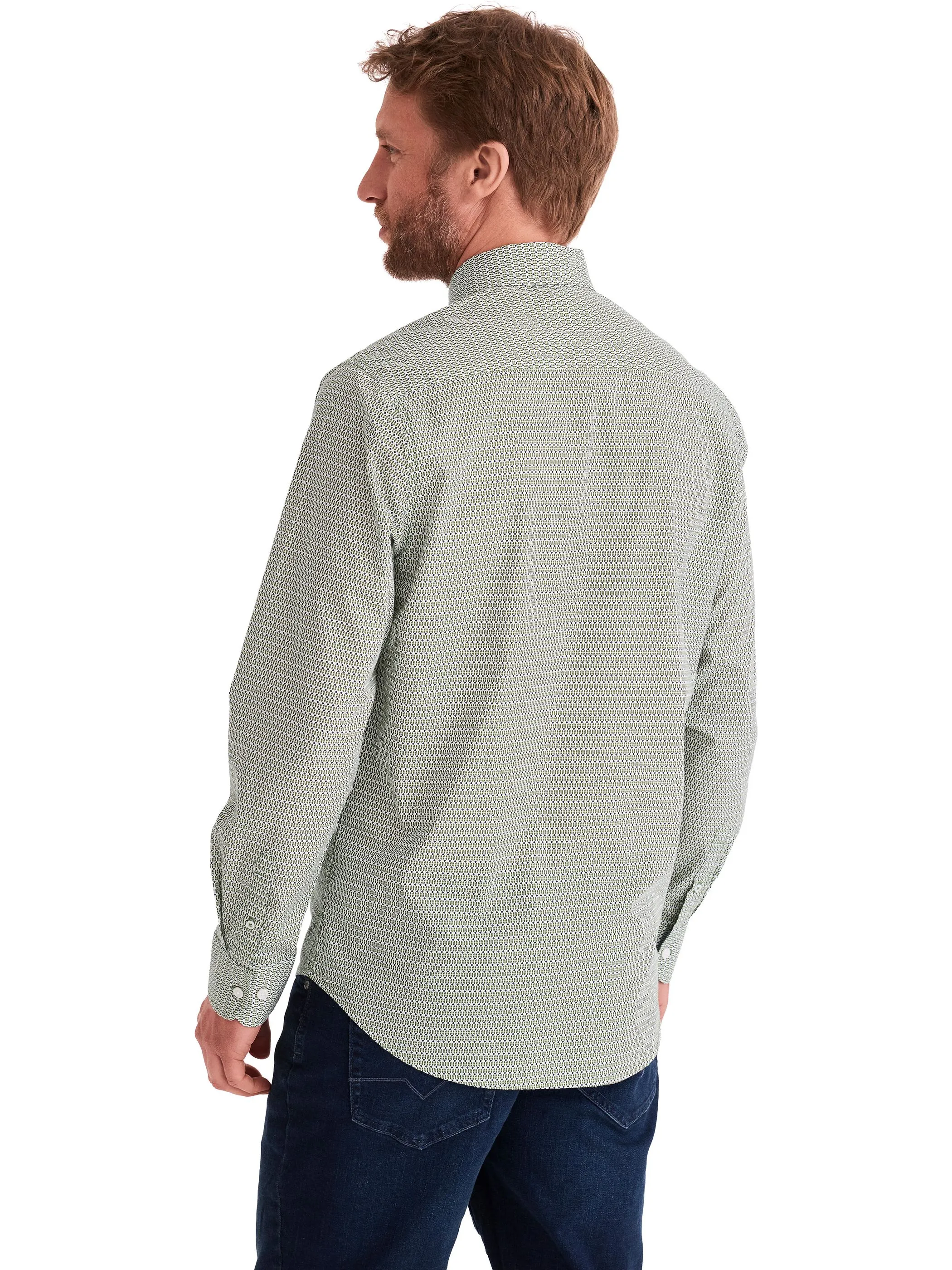 Stooker HAKA 73150380009117 He. Bluse/Hemd, Grün 919849 9117 2