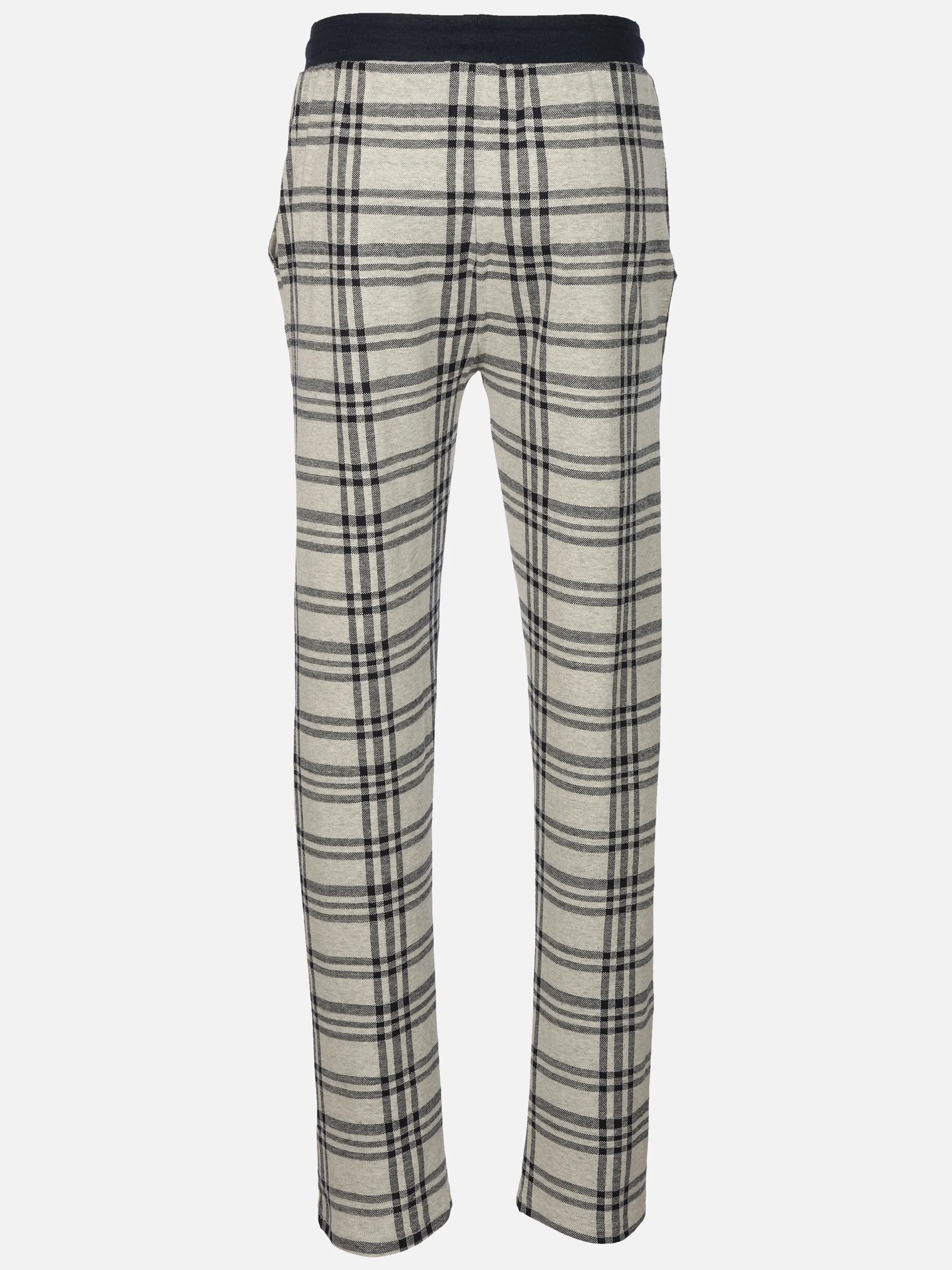 Jim Spencer He. Schlafhose Interlock Grau 932922 KARO 2