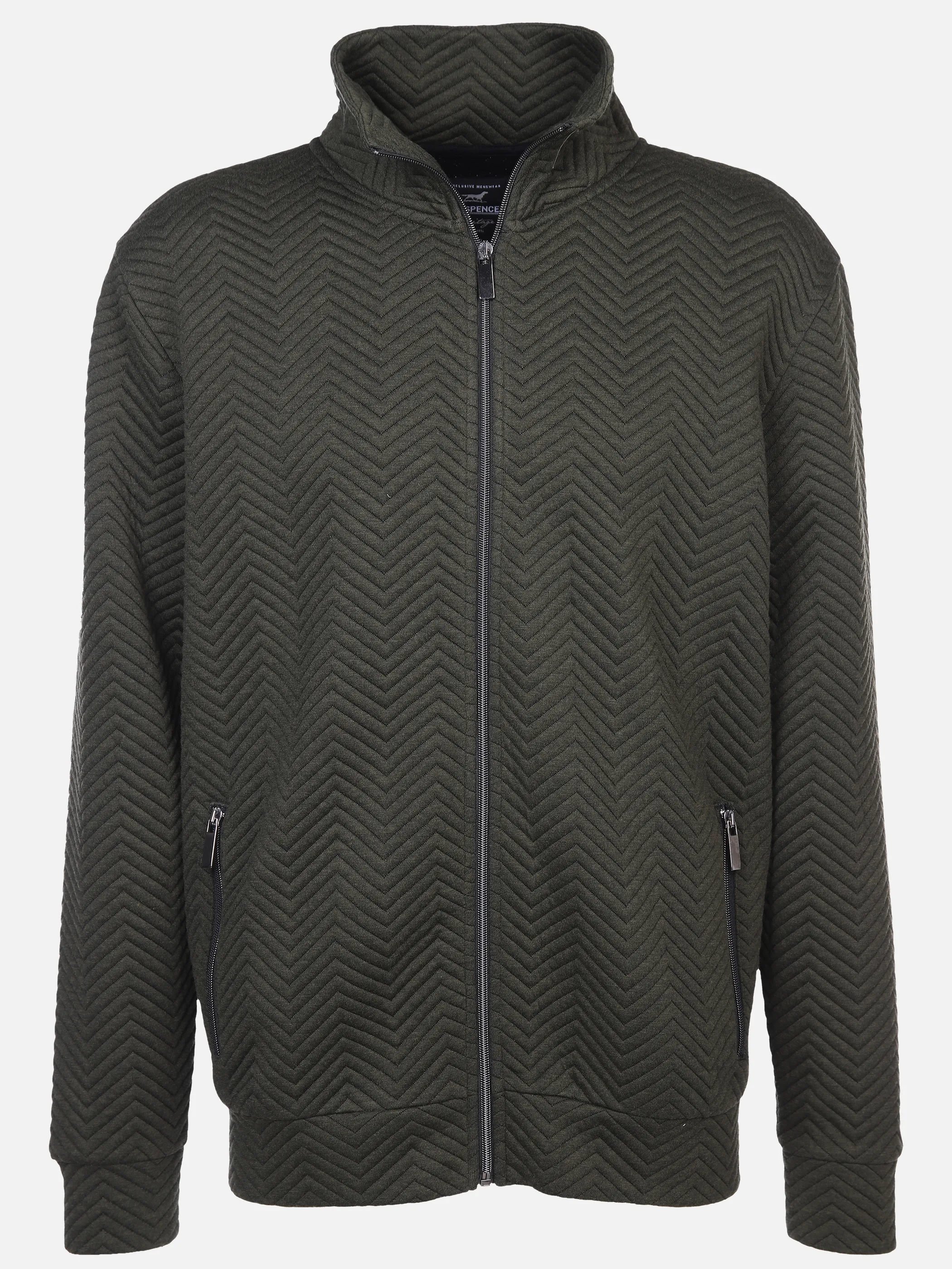Jim Spencer He. Sweatjacke Jacquard RV Oliv 905045 OLIVE 1 Jim Spencer He. Sweatjacke Jacquard RV Oliv 905045 OLIVE 1