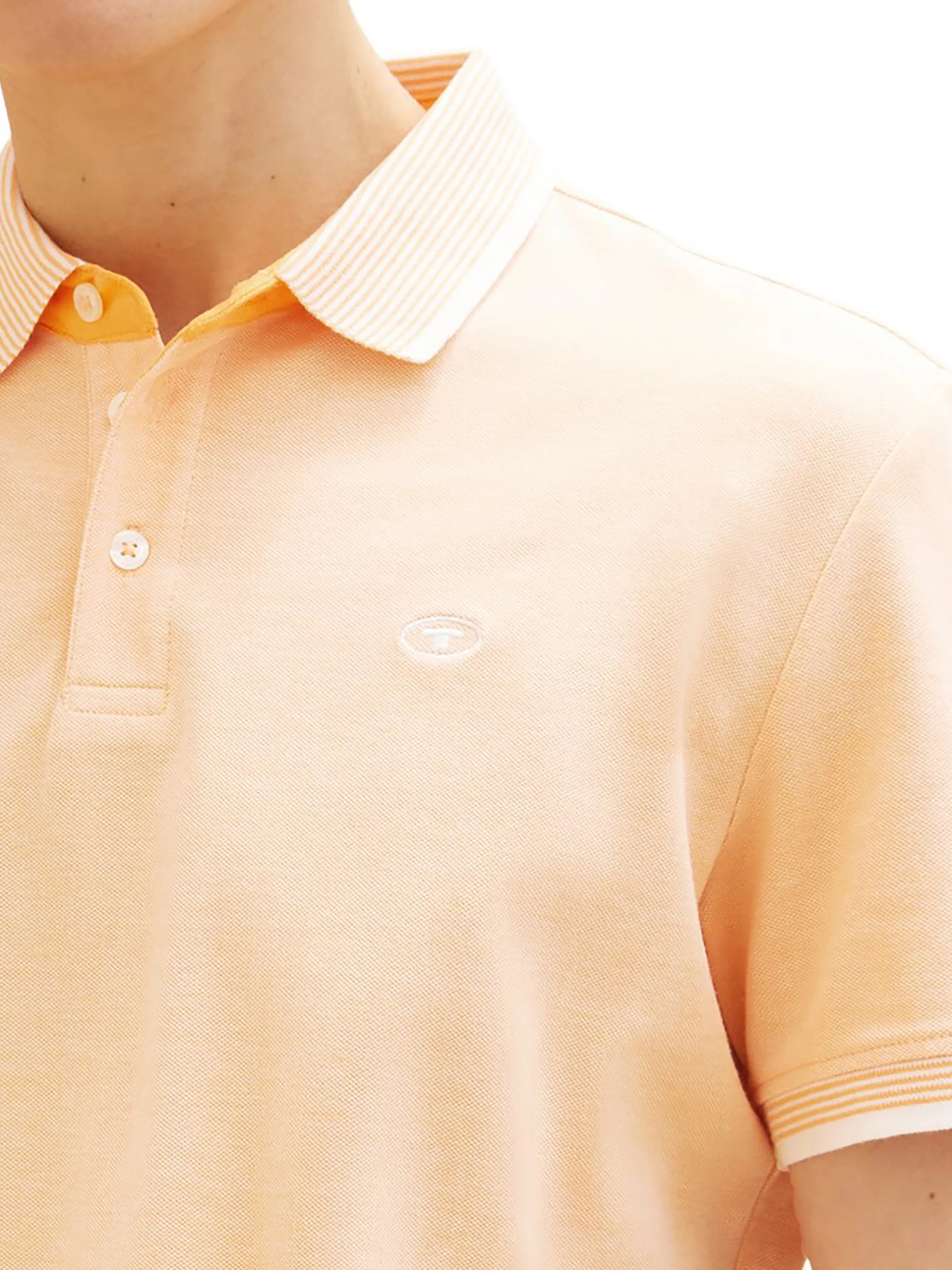 Tom Tailor 1035900 NOS polo with detailed collar Orange 874941 31503 4 Tom Tailor 1035900 NOS polo with detailed collar Orange 874941 31503 4