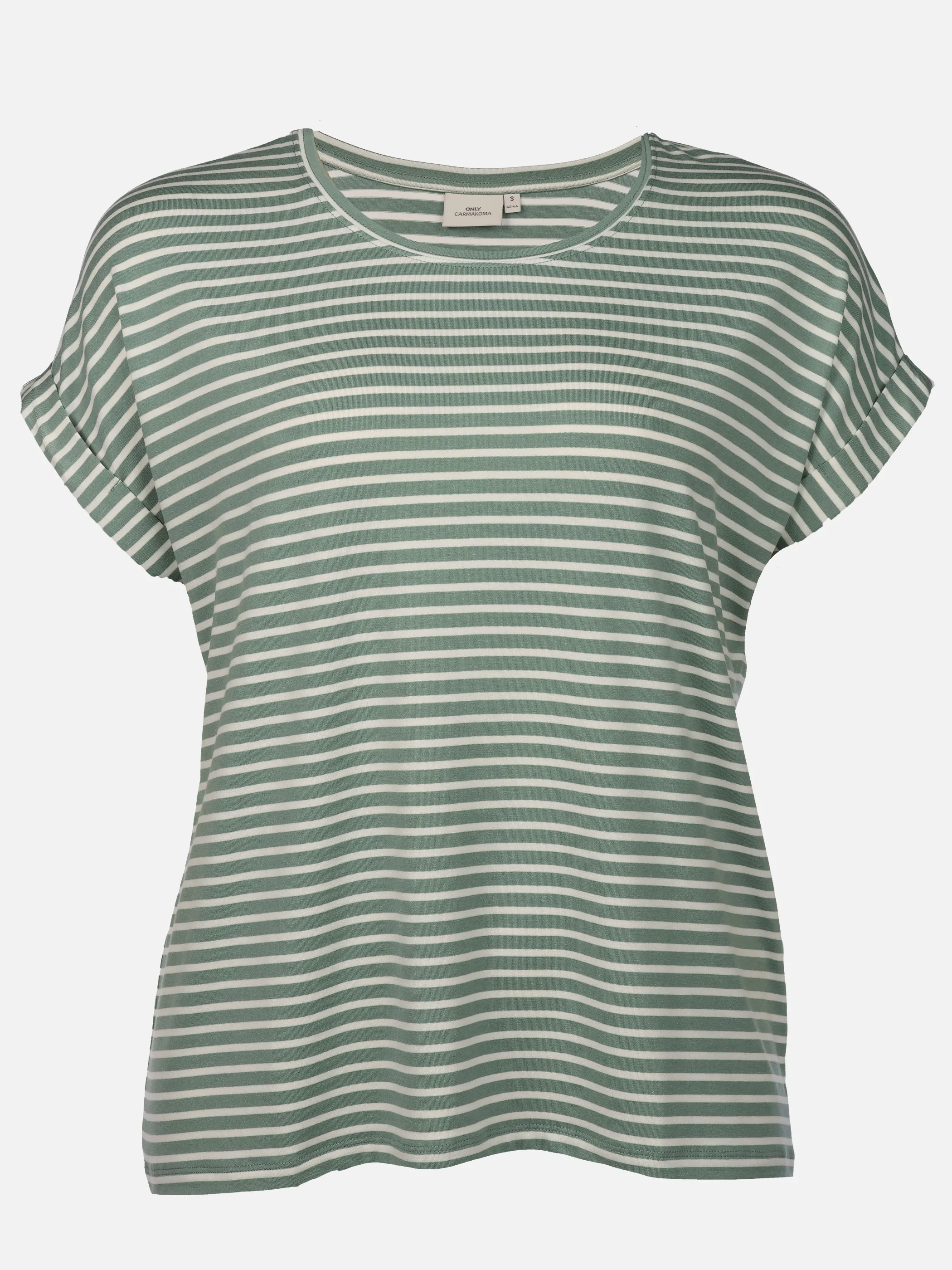 Only Carmakoma 15368662 CARMOSTER STRIPE S/S Grün 922438 254595001 1