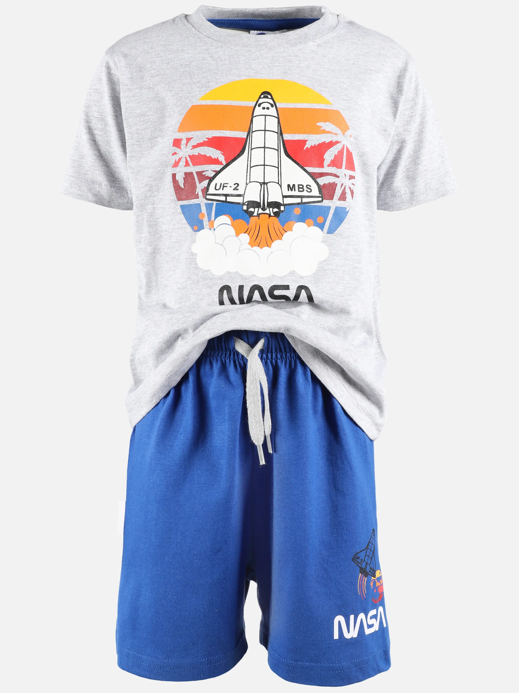 NASA Kn. Shorty Glow in the Dark NA Grau 893390 GR/BL 1