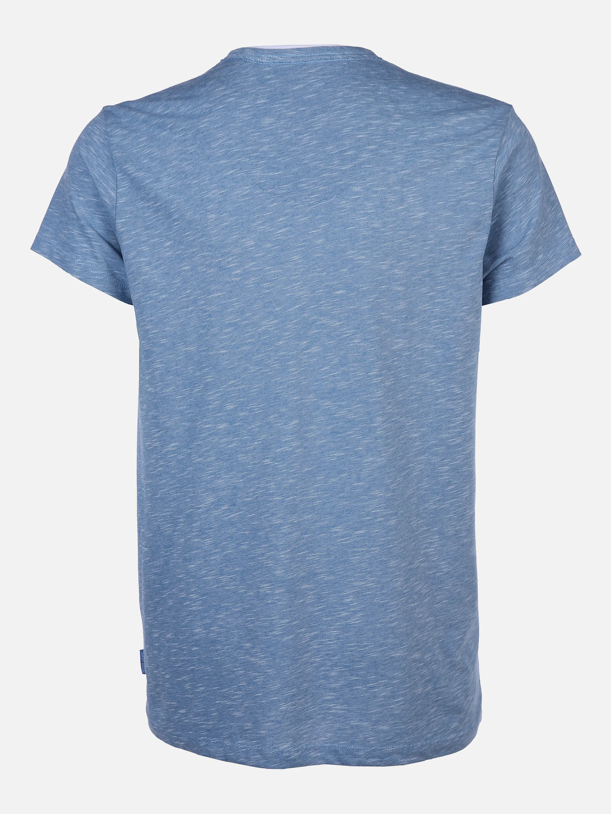 IX-O YF-He-Serafino T-Shirt, V-Neck Blau 863905 BLUE/WHITE 2