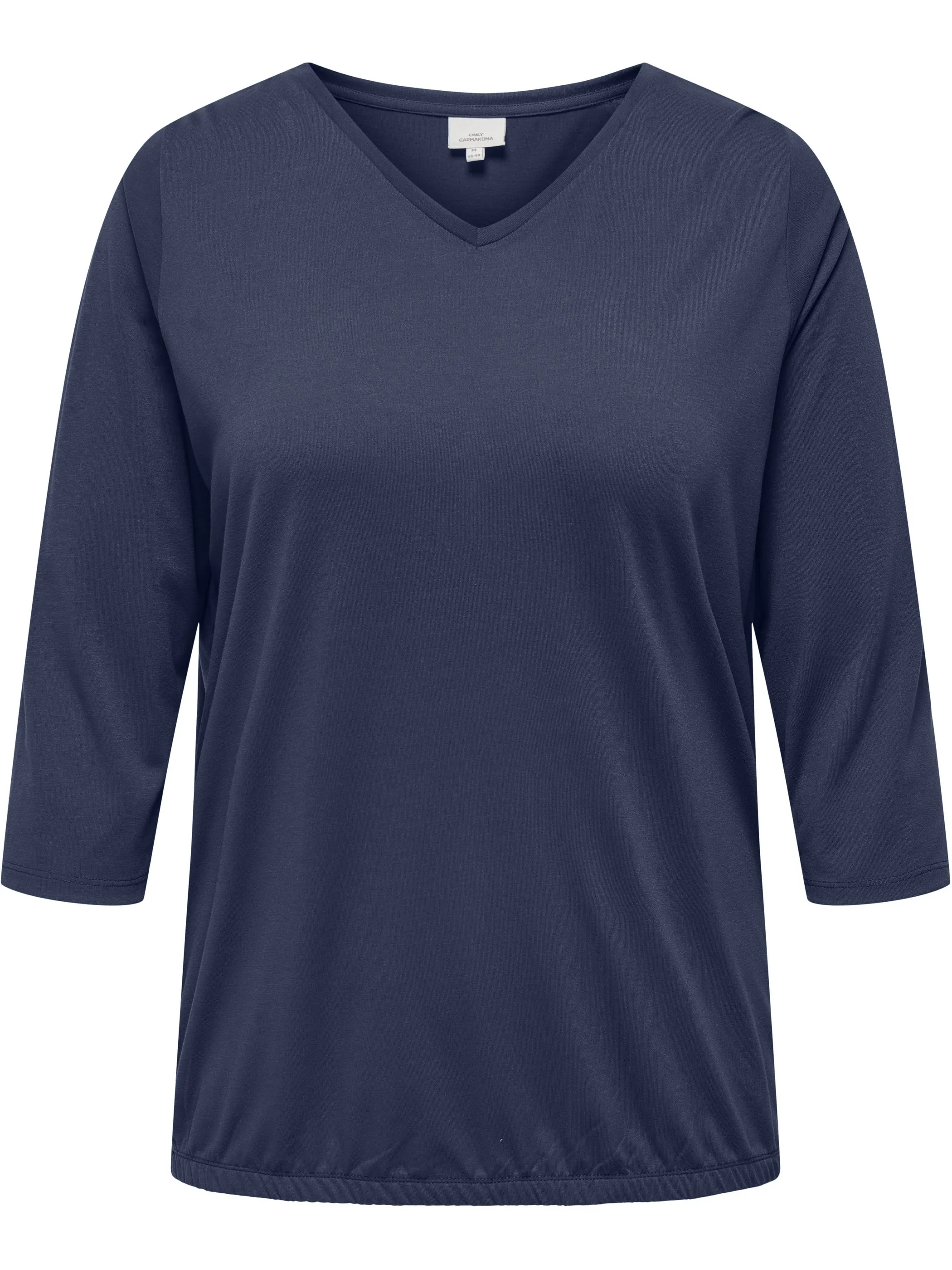 Only Carmakoma 15334228 CARCARLINNE V-NECK 3/ Marine 918026 294826 1