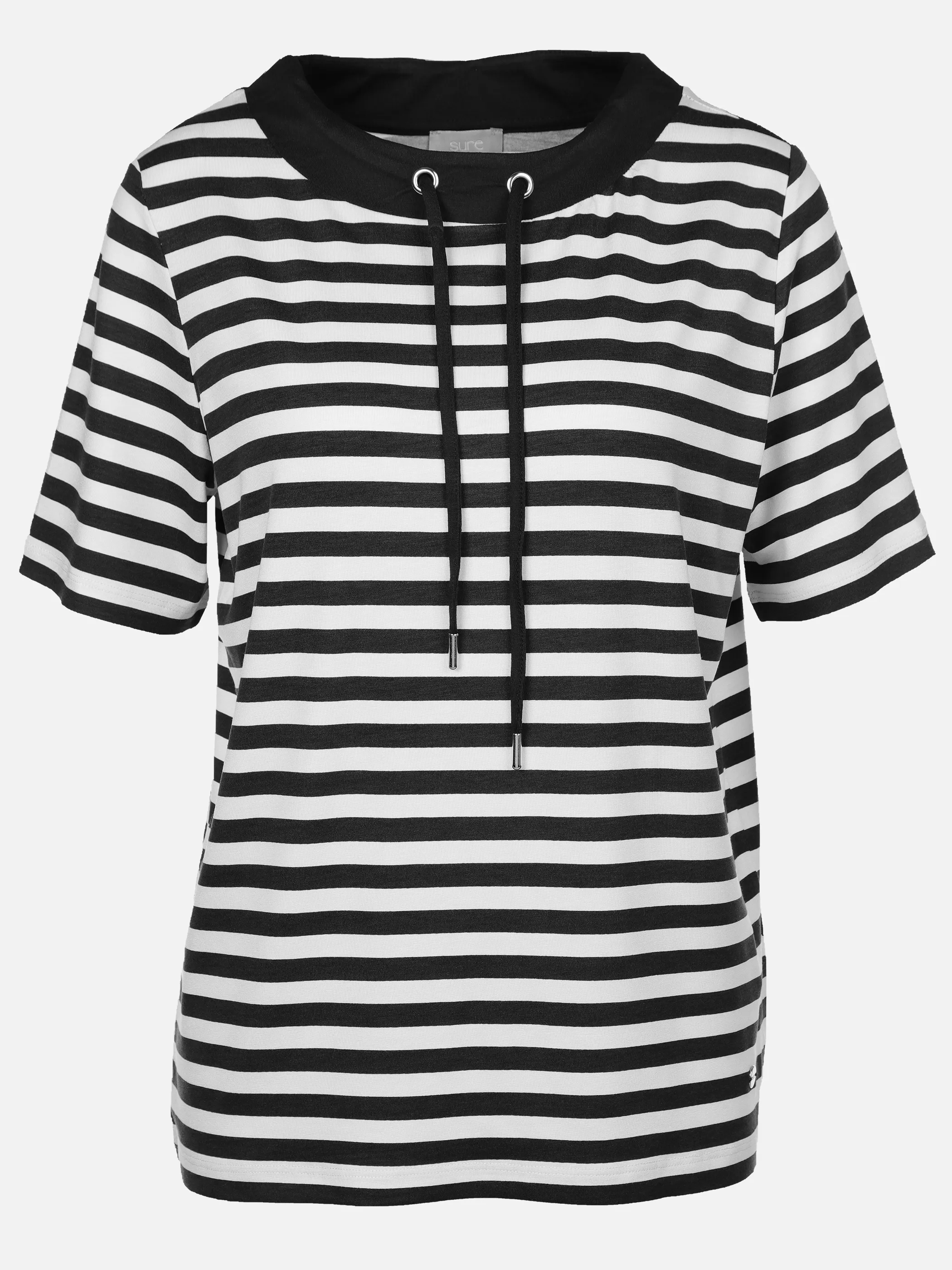 Sure Da-Shirt m. Druckringel Schwarz 908155 SW 1 Sure Da-Shirt m. Druckringel Schwarz 908155 SW 1
