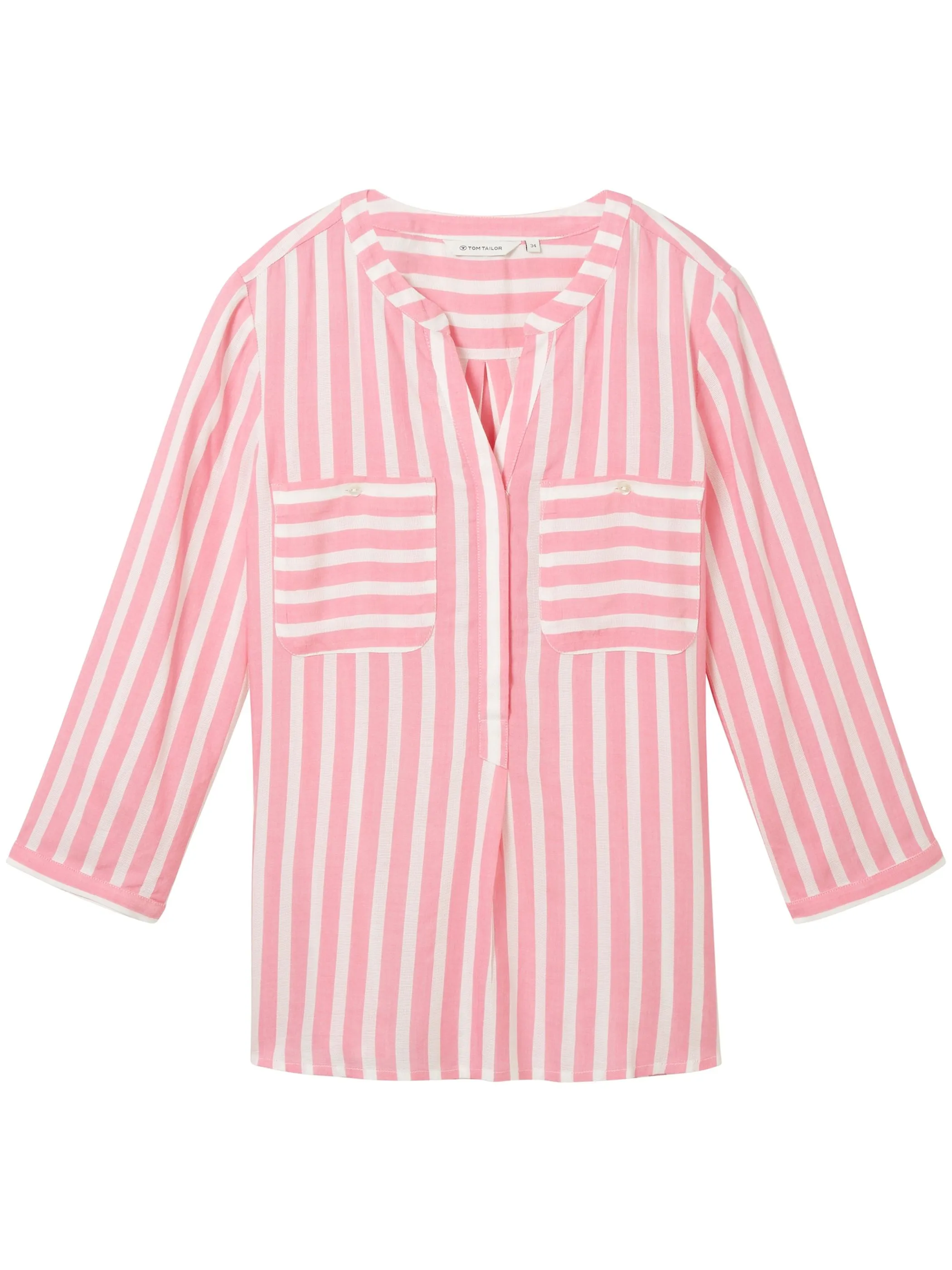 Tom Tailor 1016190 blouse striped Pink 849385 35245 1