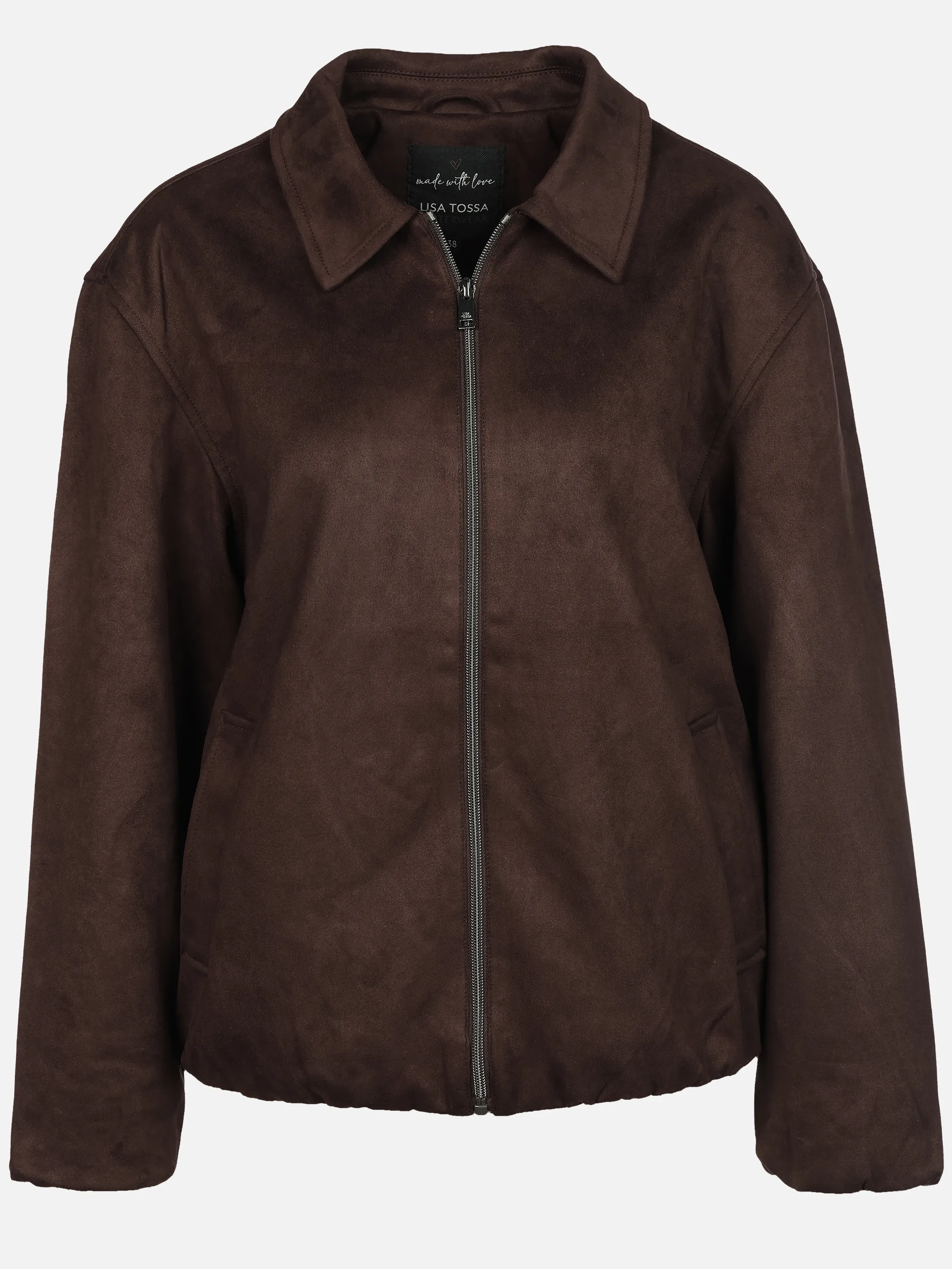 Lisa Tossa Da-Veloursblouson Braun 929243 081 1