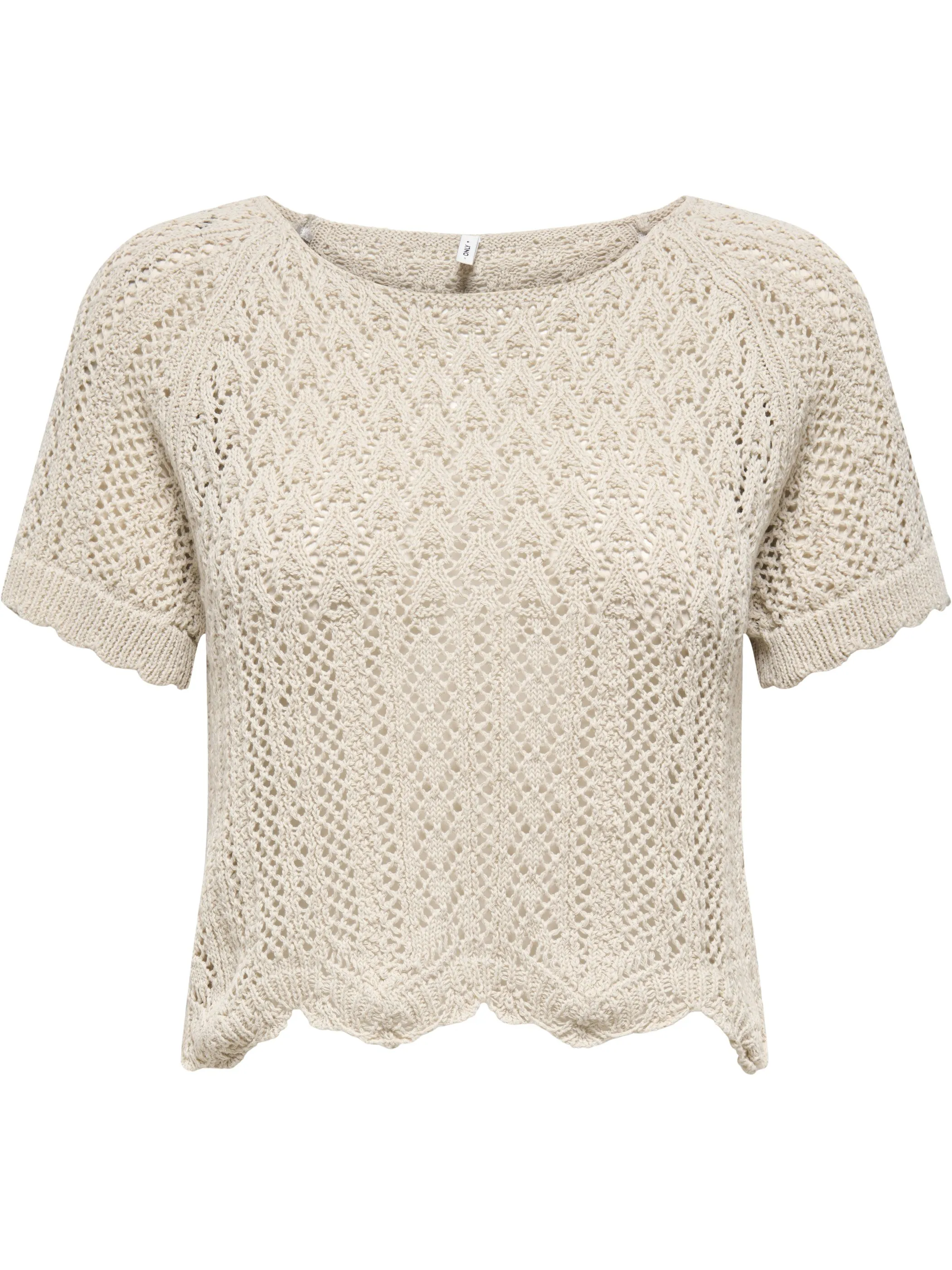 Only 15348591 ONLNOLA LIFE S/S PULL Grau 906692 199071 1