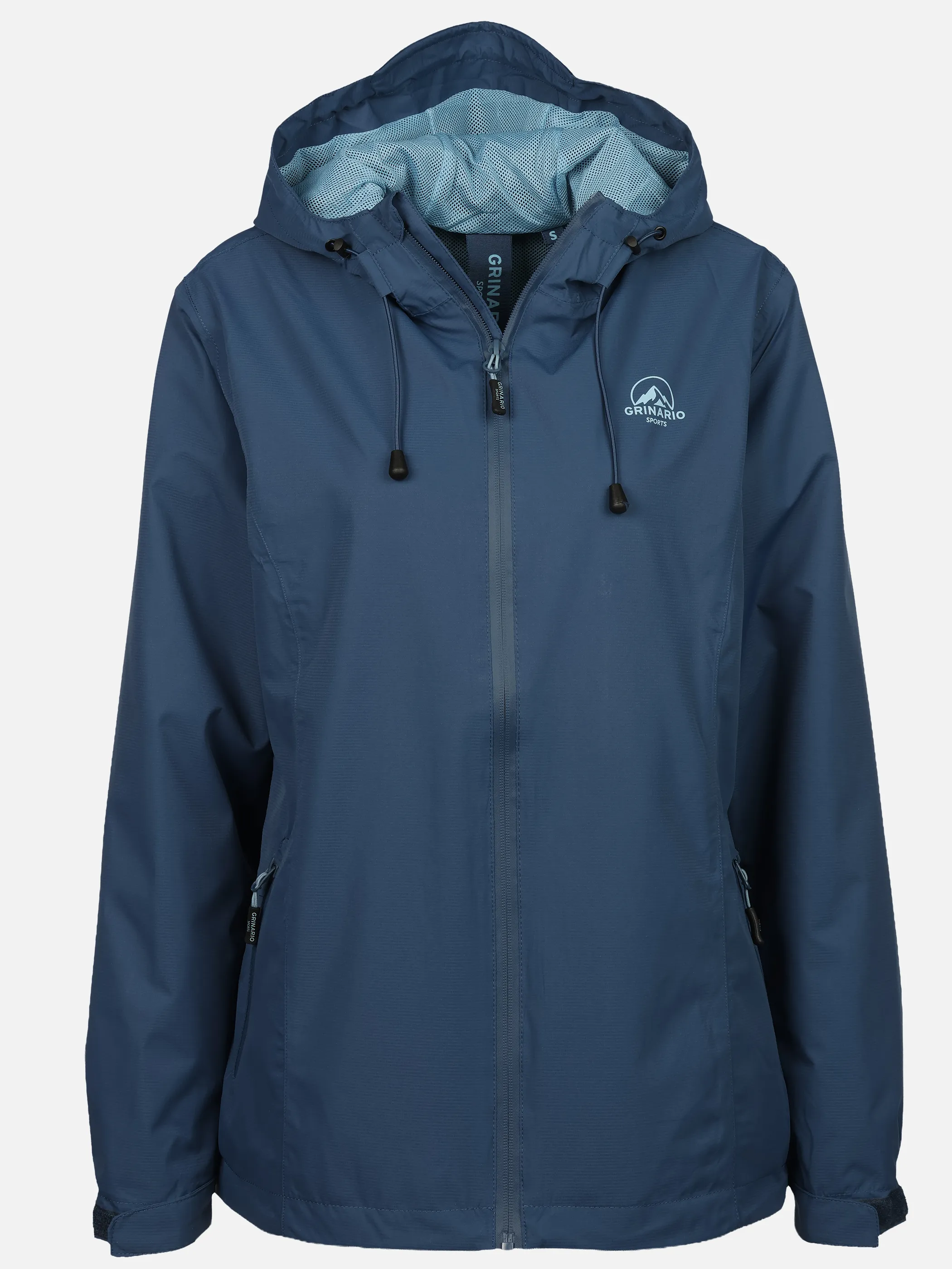Grinario Sports Da-Regenjacke, packable, Wassersäule 10.000 mm Blau 928455 BLUE 1