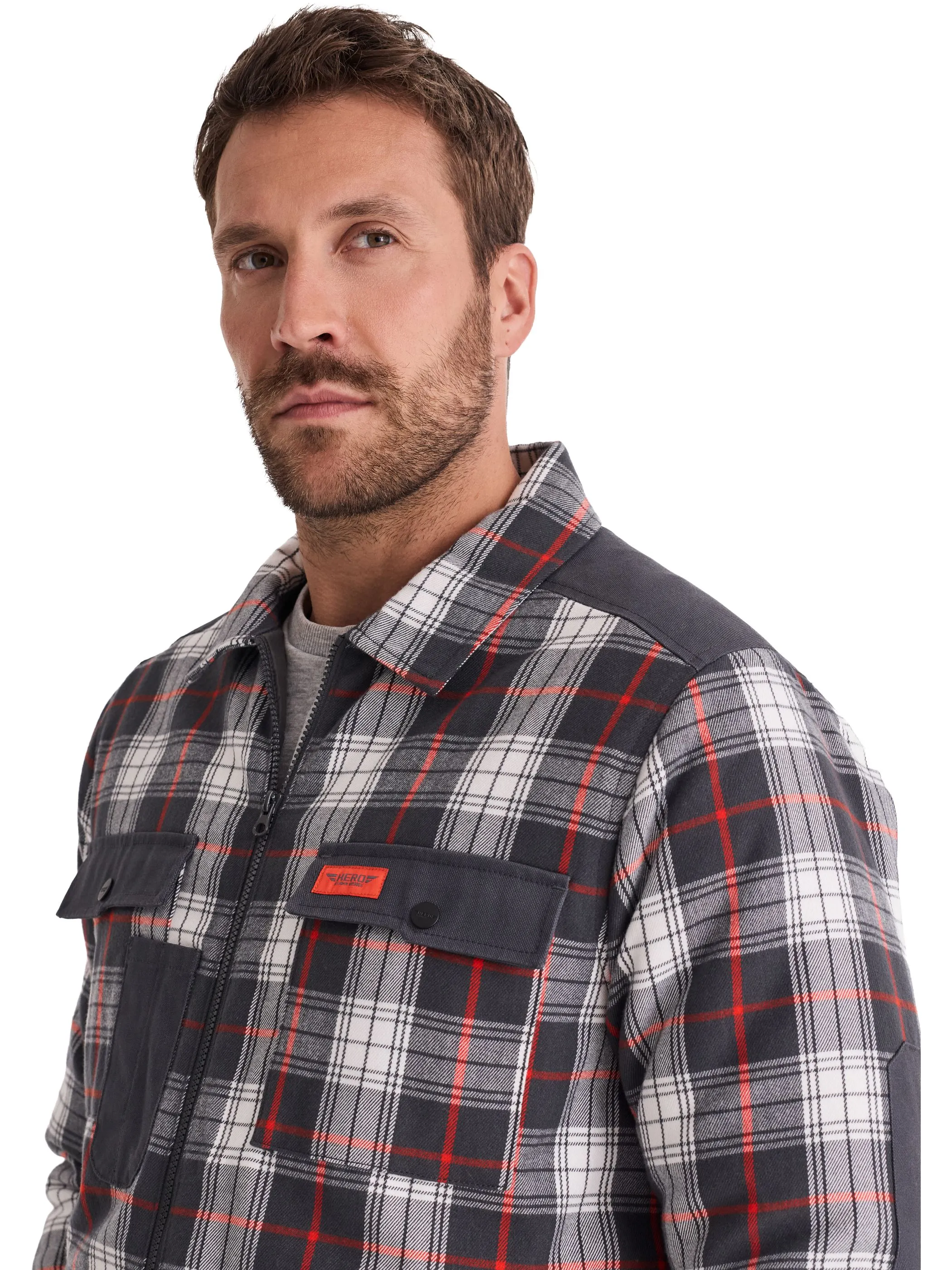 HERO by John Medoox 77010080009147 He. Outdoor Jac Grau 937279 9147 3