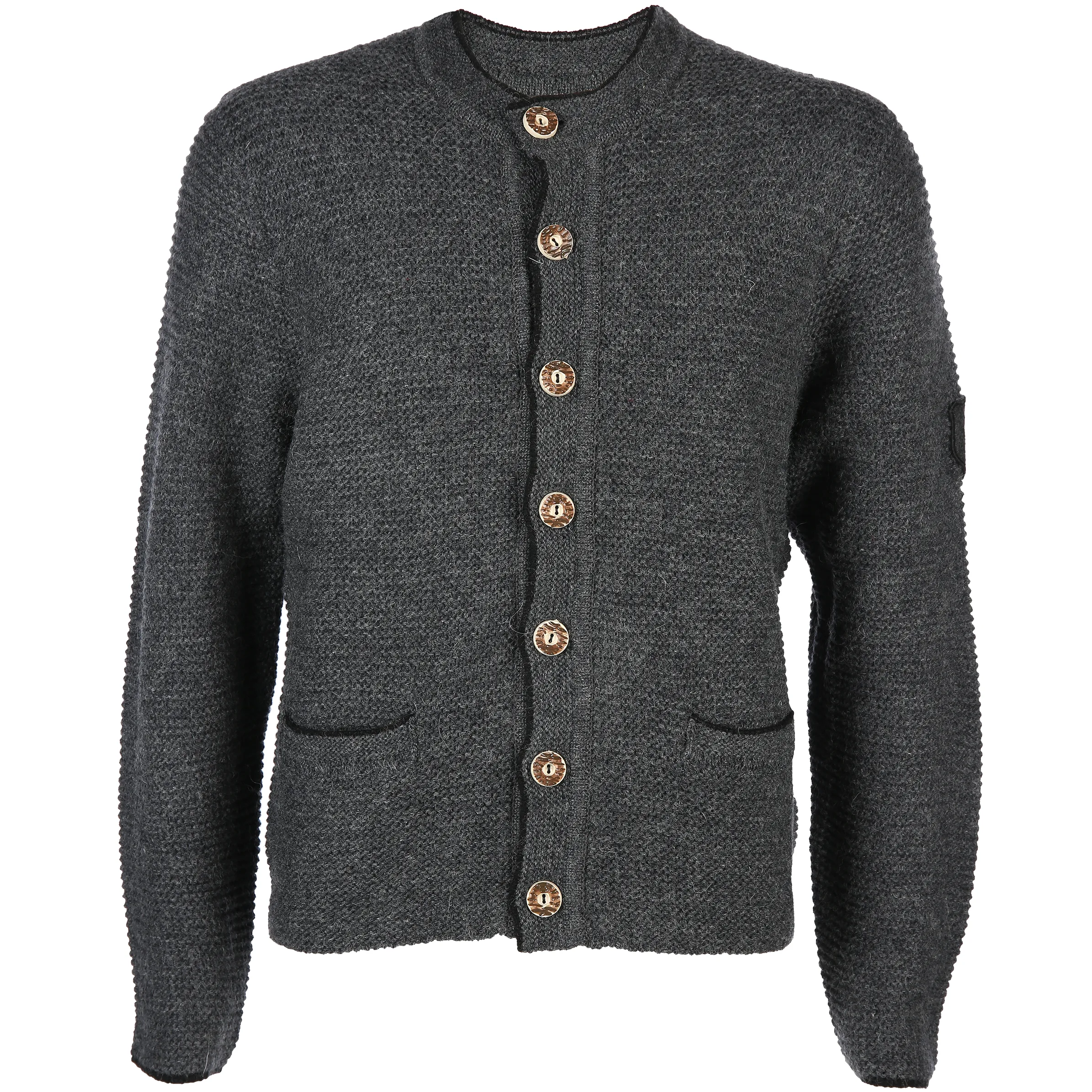 Birkhahn Mode und Tracht He-Trachtenjancker anthramelan Grau 792595 ANTHRA MEL 1