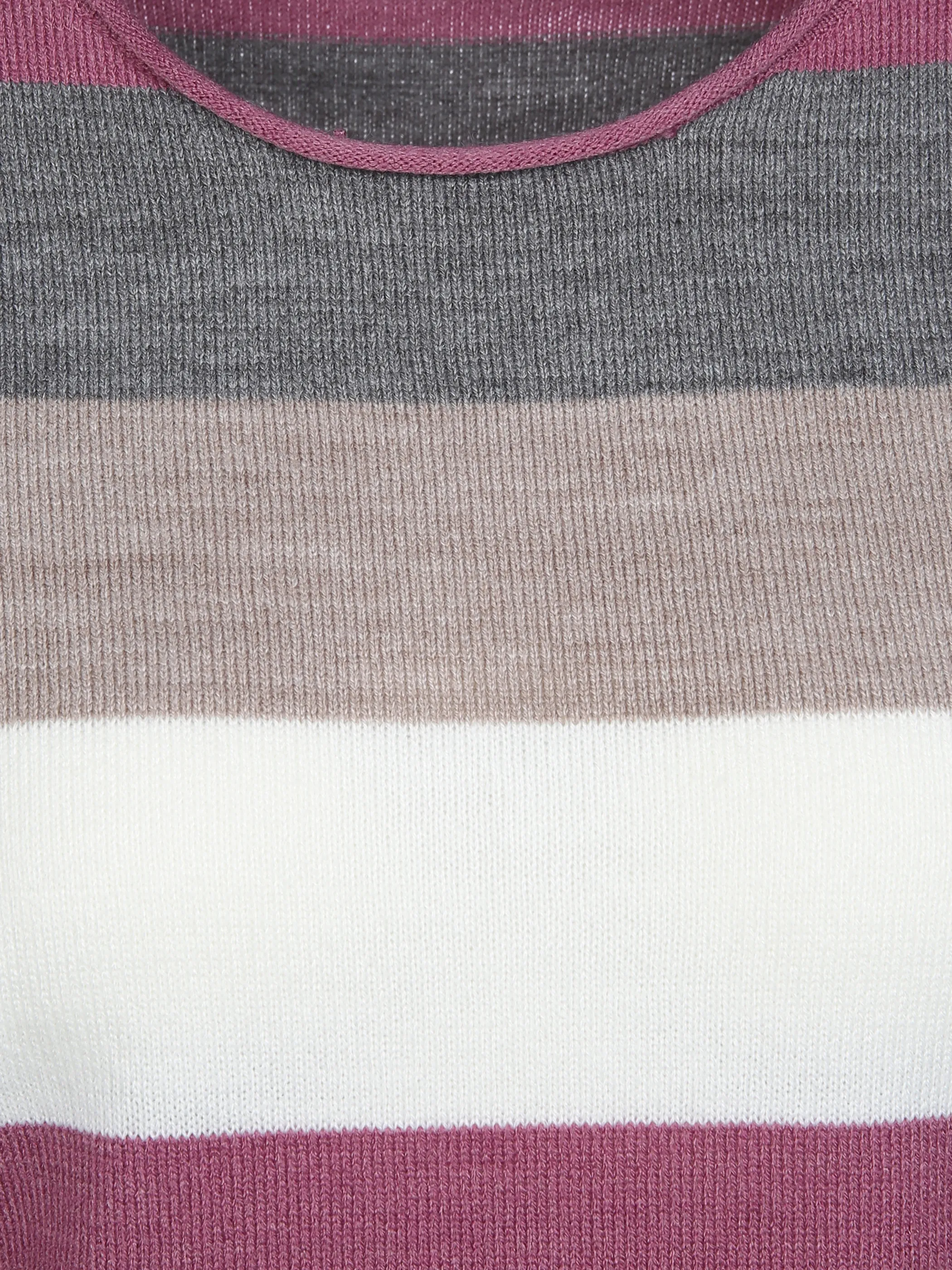 Sure Da-Streifenpullover wie Cashme Rosa 856107 ROSE 3