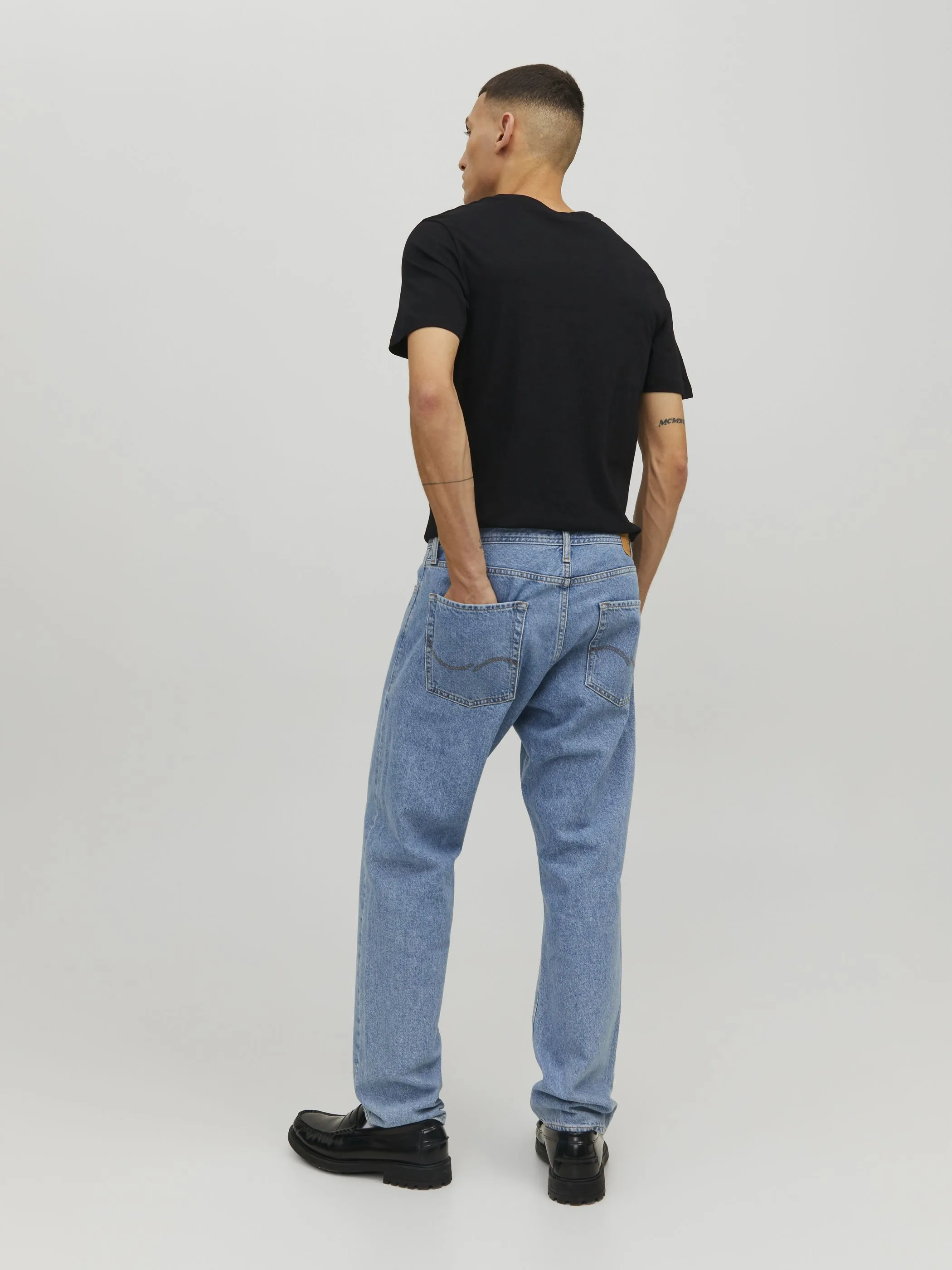 Jack Jones 12156101 JJEORGANIC BASIC TEE Schwarz 865548 178012001 4