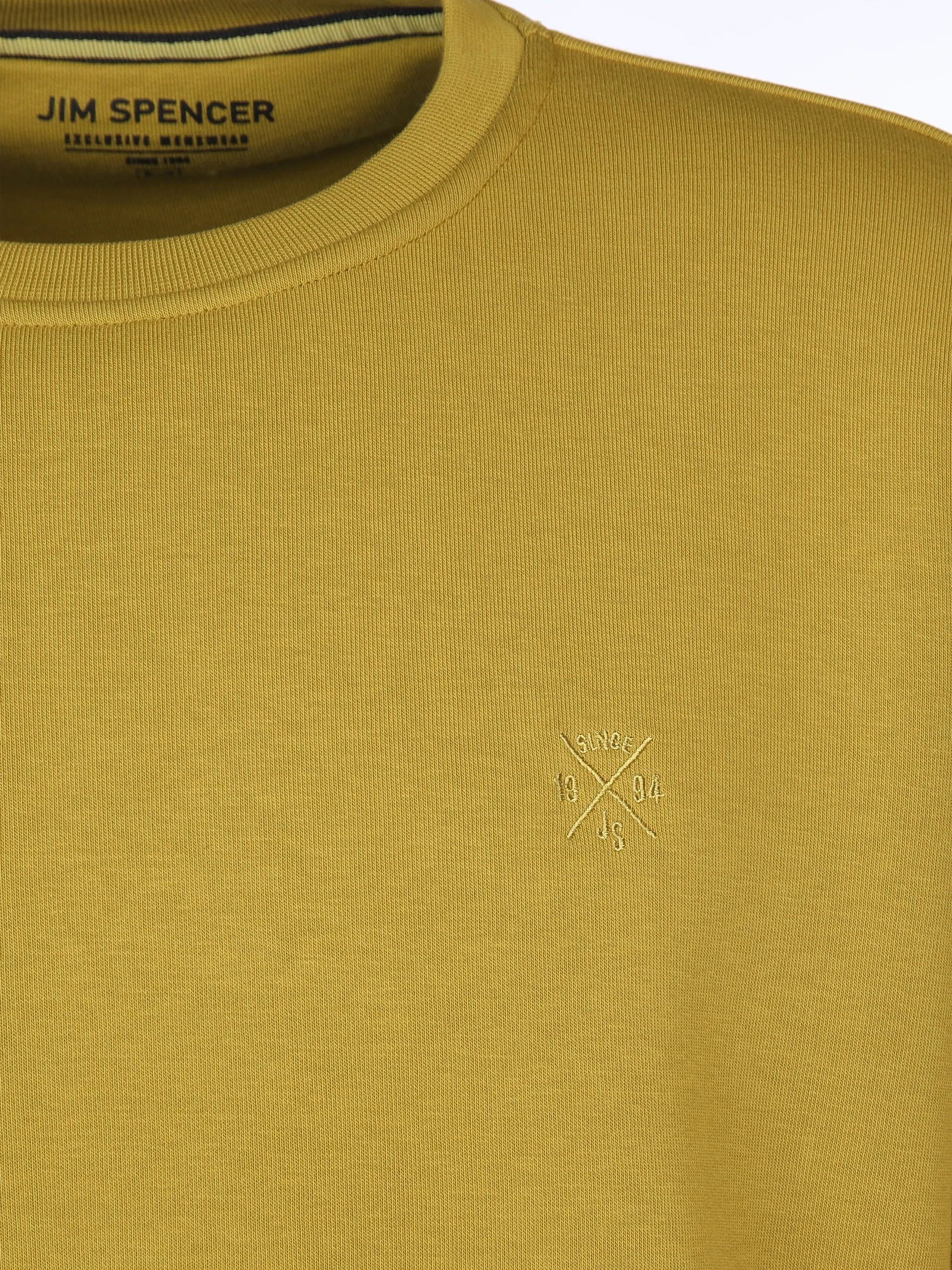 Jim Spencer He. Sweatshirt uni seasonal Gelb 887816 LEMON 3