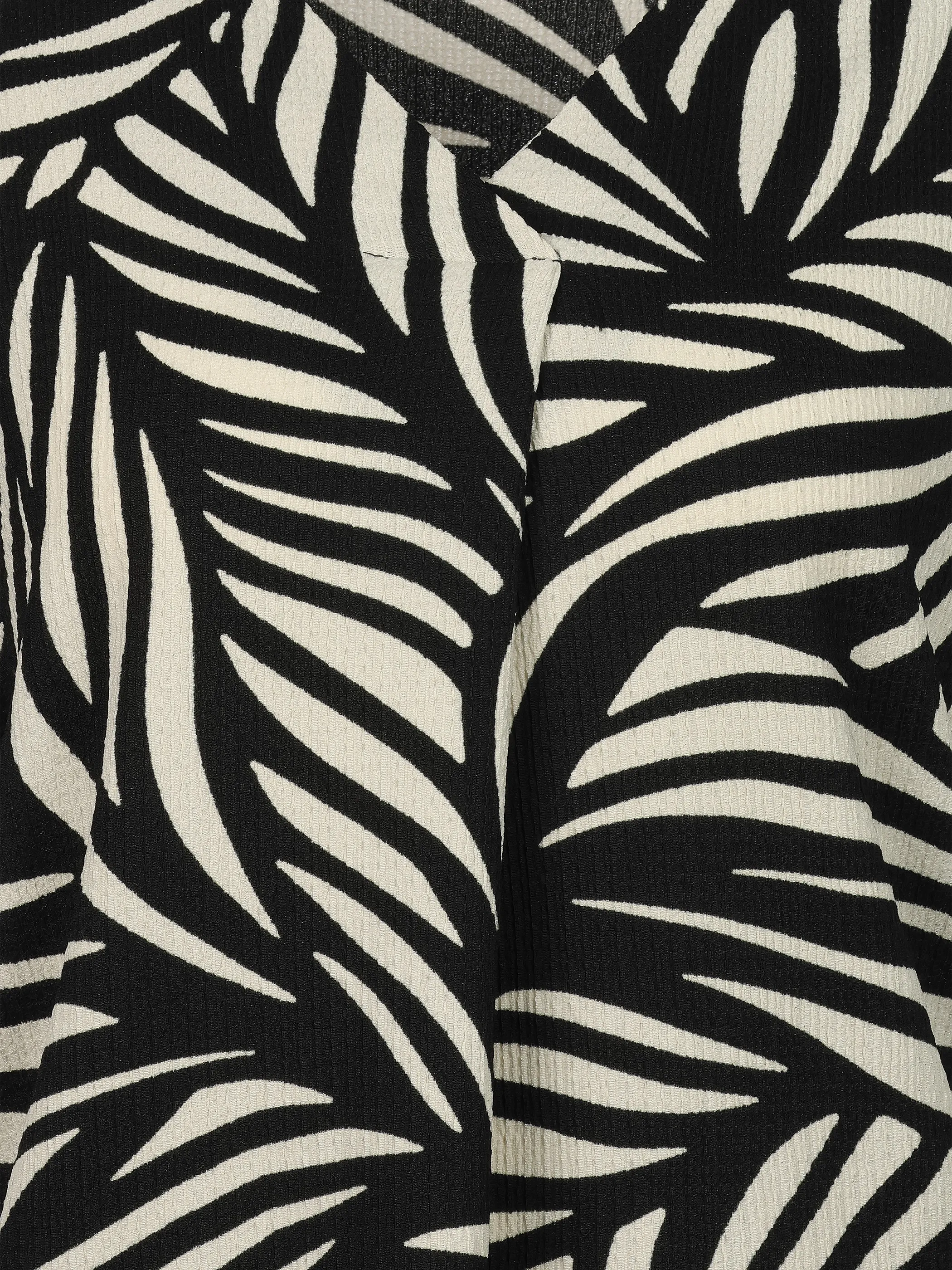 Lisa Tossa Da-Crepe-Shirt m. Print Schwarz 924894 BLACK 3