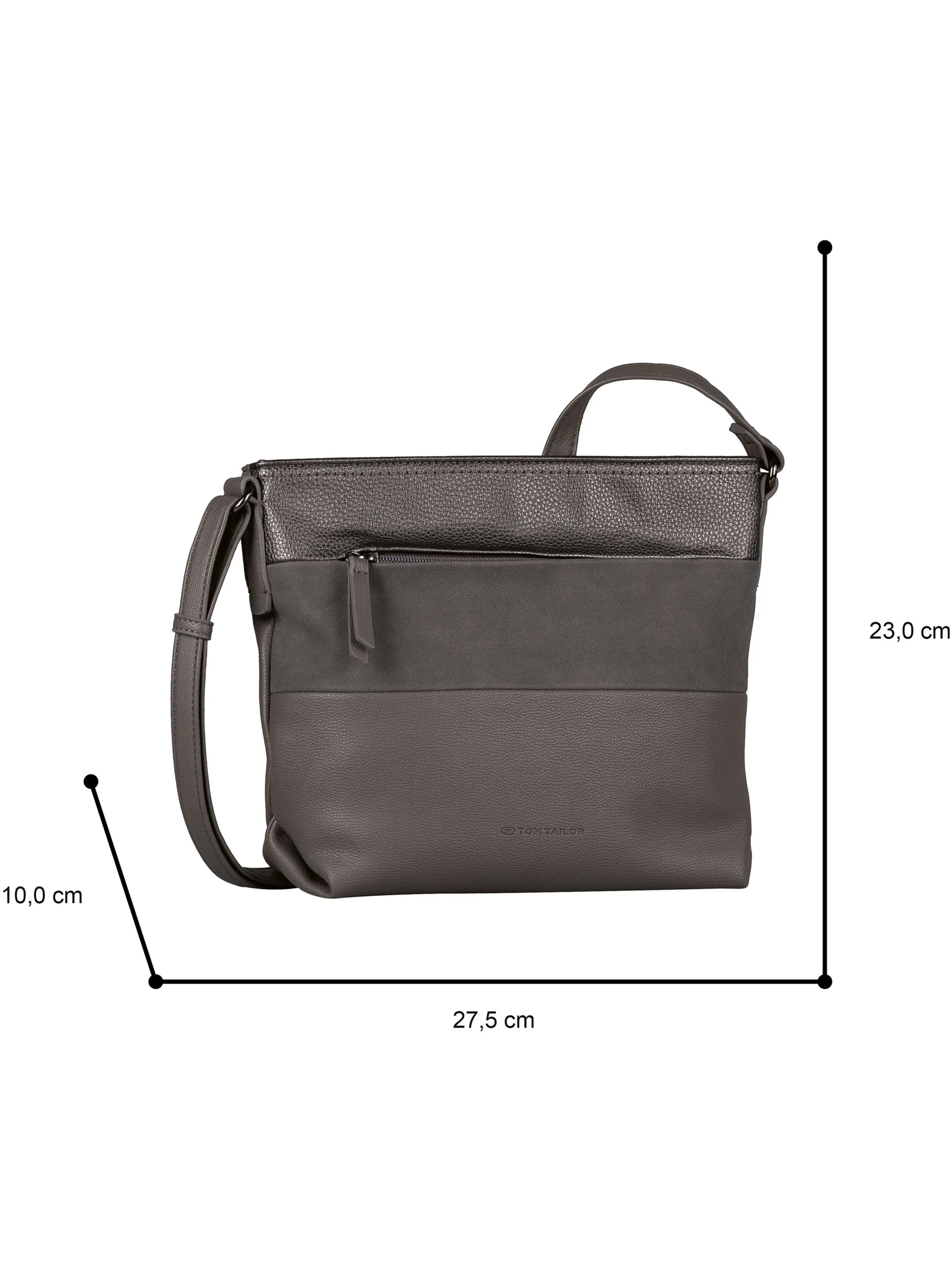 Tom Tailor 010911 Nicolina, Cross bag M, Grau 901003 141 4
