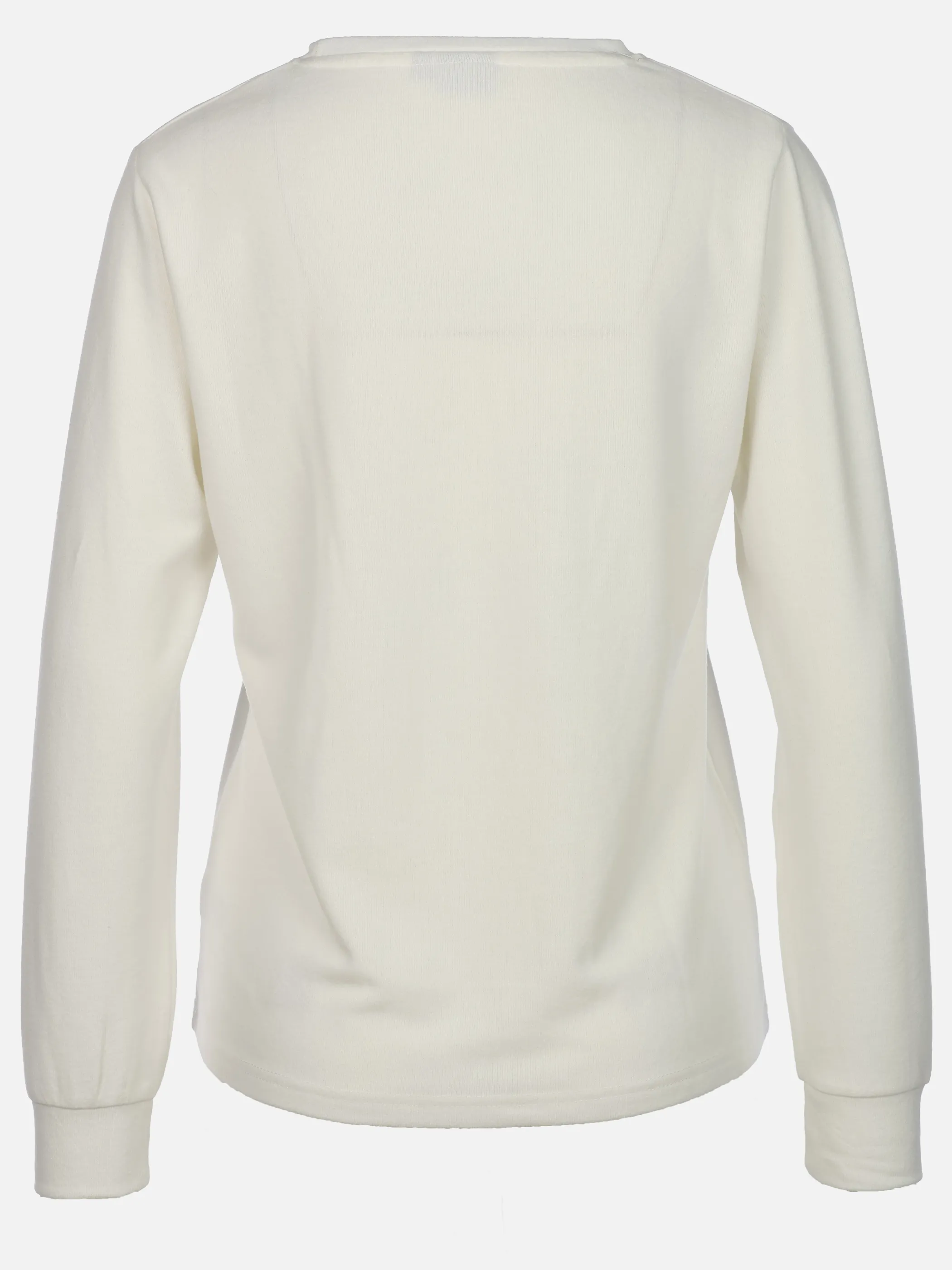 Sure Da. Schlafshirt Cozy Strick Weiß 932908 ECRU 2