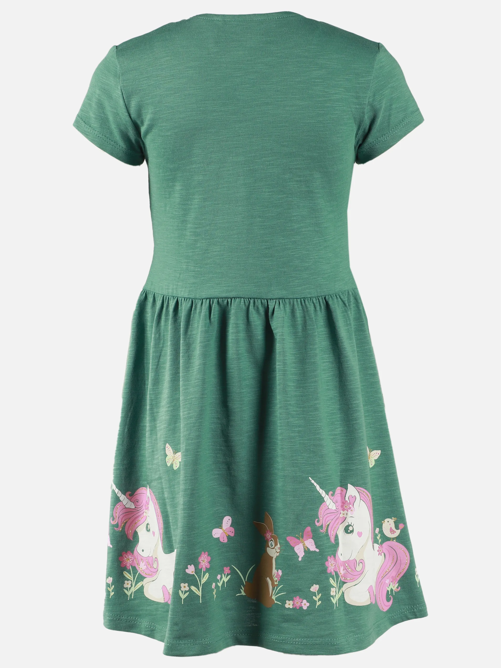 Bubble Gum KM Set Kleid mit Einhornprint und Tasche in grün Grün 907429 GRÜN 2 Bubble Gum KM Set Kleid mit Einhornprint und Tasche in grün Grün 907429 GRÜN 2