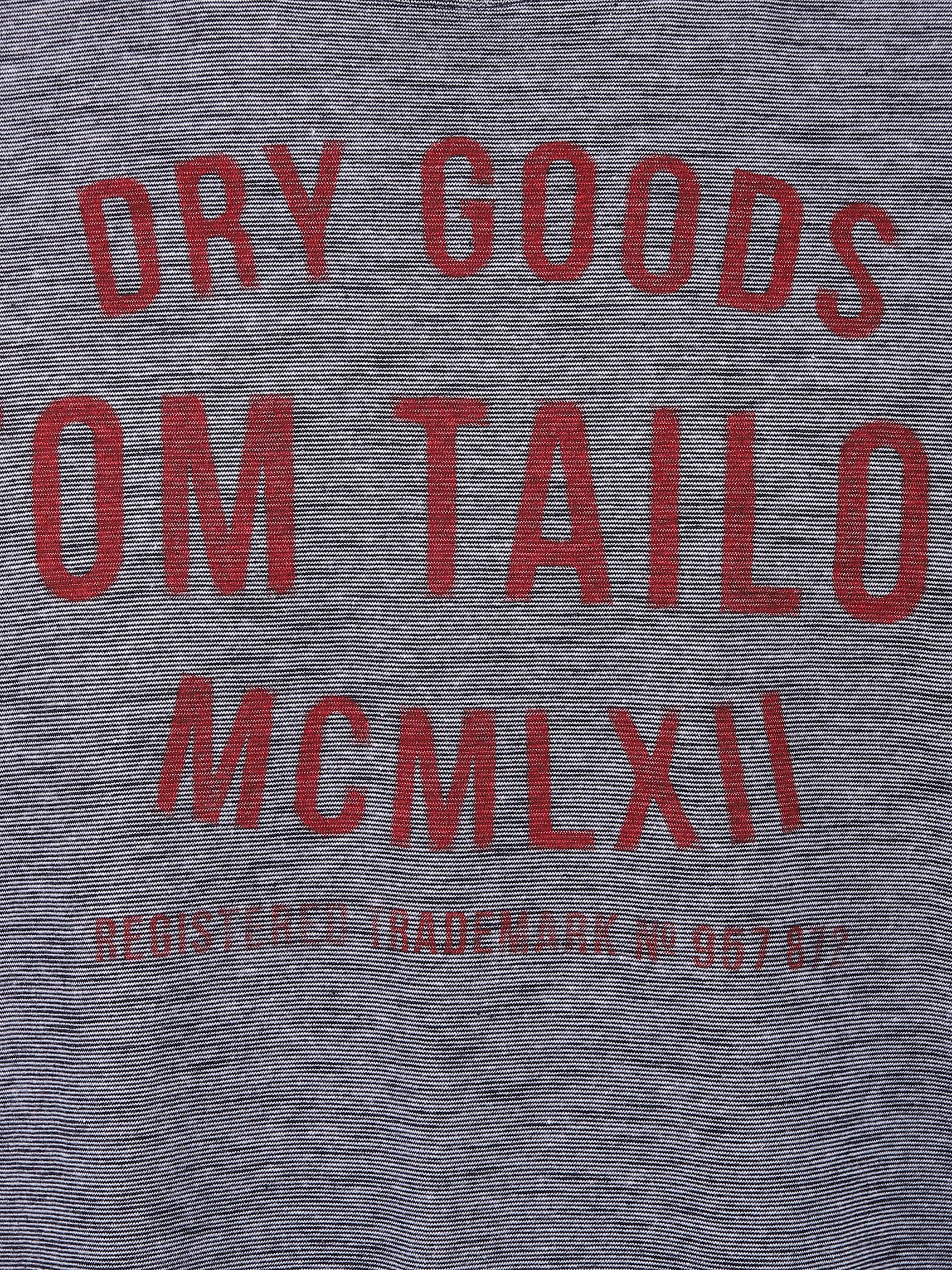Tom Tailor 1008640 fine yd print tee Logo Blau 807618 19493 3