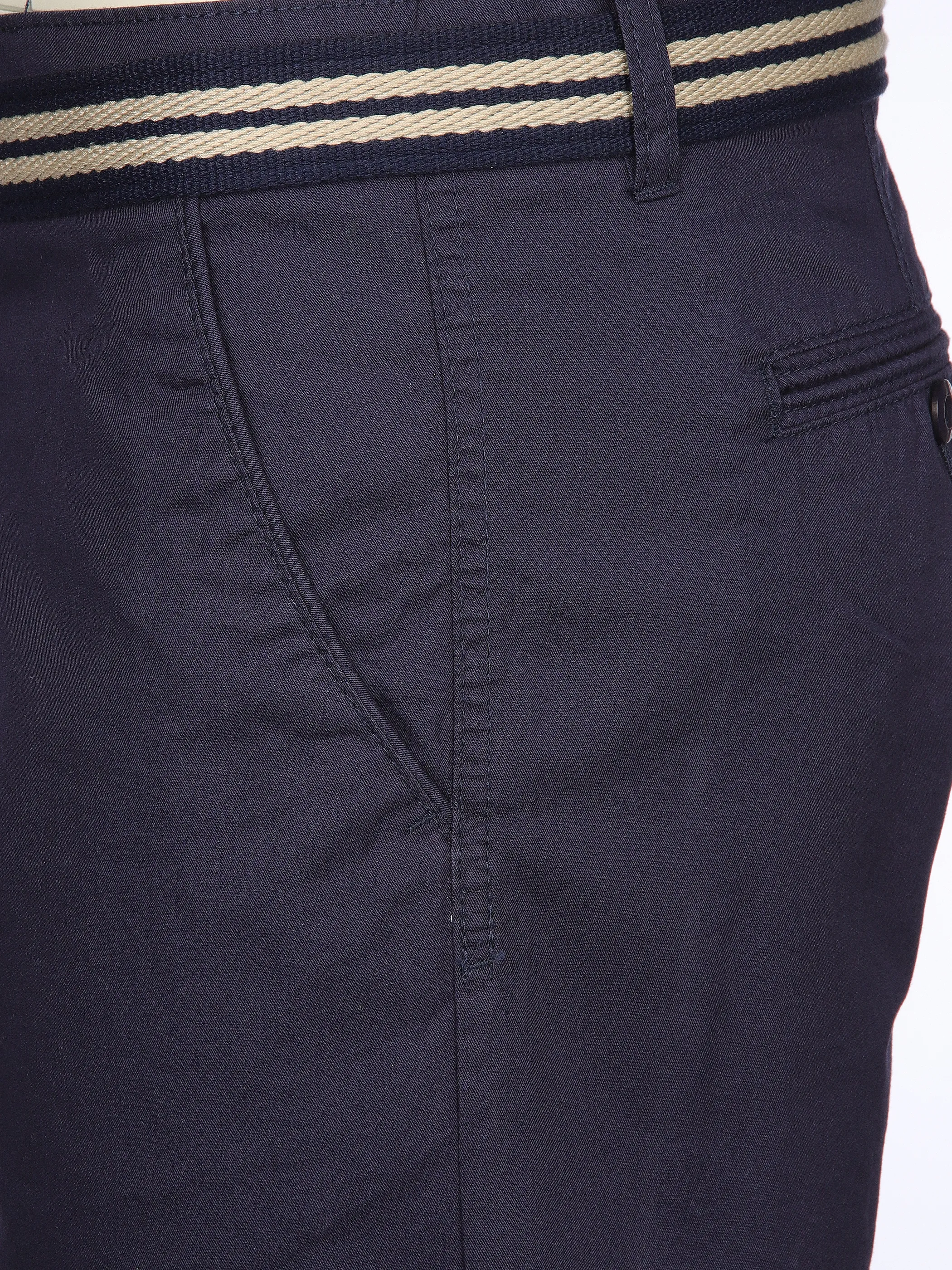 Jim Spencer He. Chino Bermuda m. Gürtel Marine 909479 89 MARINE 3