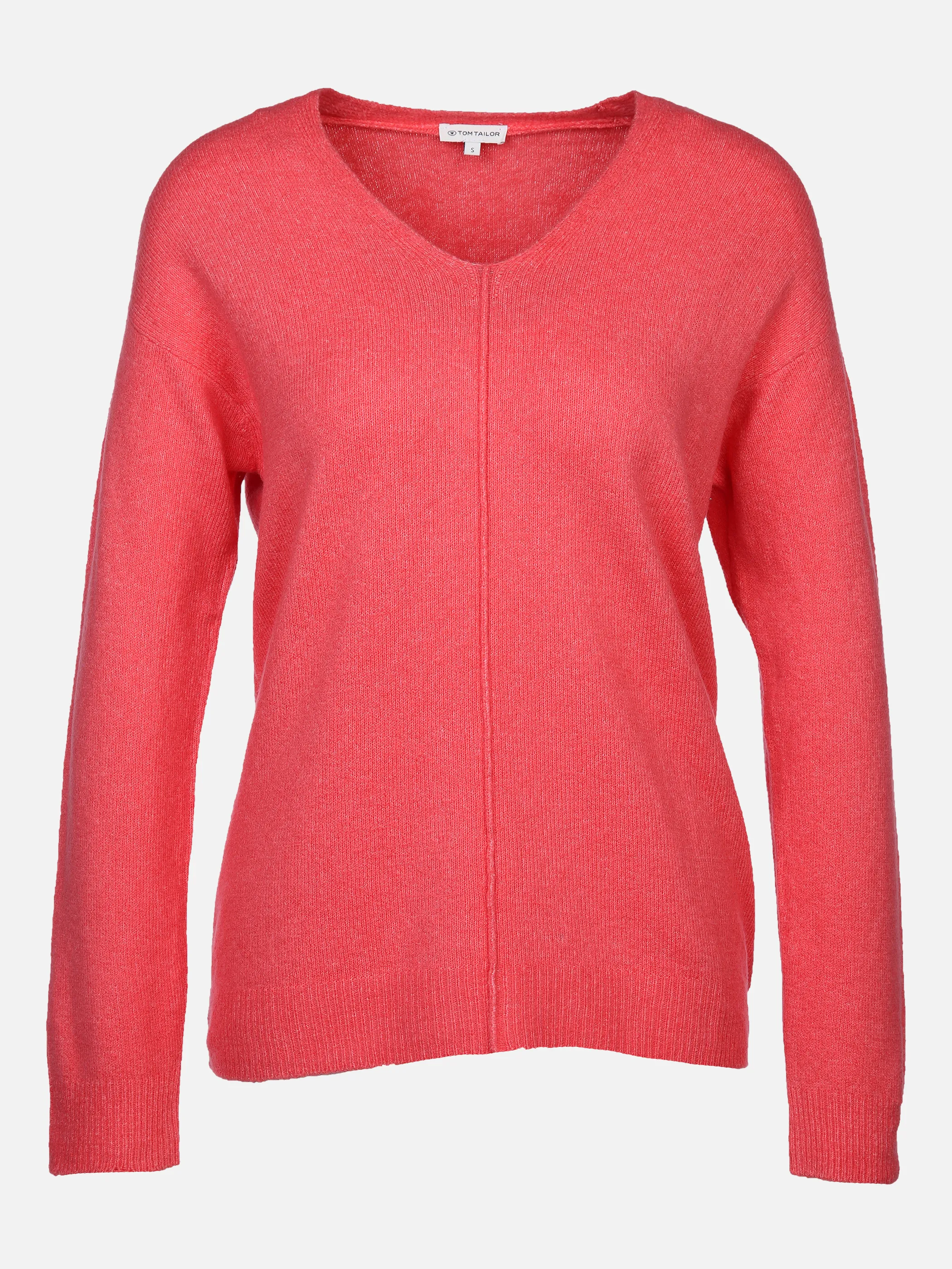 Tom Tailor 1033640 Knit cozy v-neck pullo Rot 869487 12230 1 Tom Tailor 1033640 Knit cozy v-neck pullo Rot 869487 12230 1