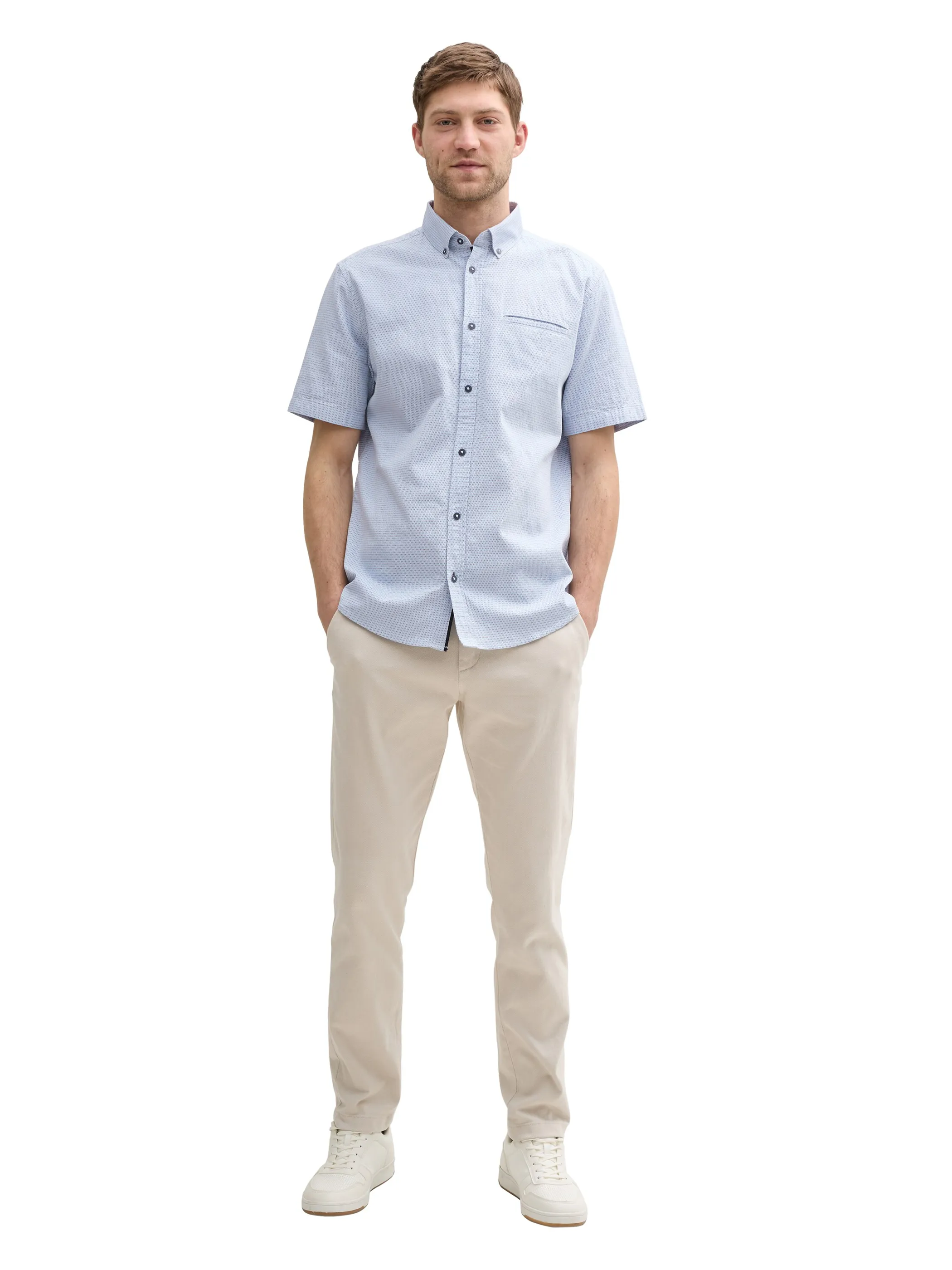 Tom Tailor 1046077 structured shirt Blau 910668 37947 4 Tom Tailor 1046077 structured shirt Blau 910668 37947 4