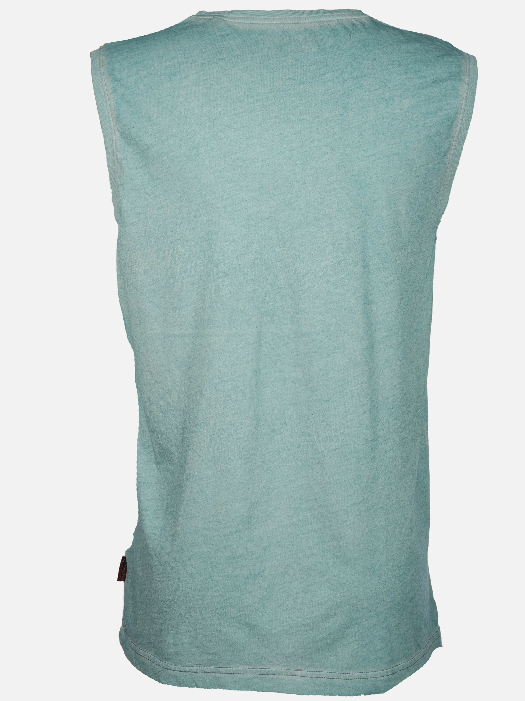 Southern Territory He. Muscleshirt oilwash Blau 910629 AQUA 2