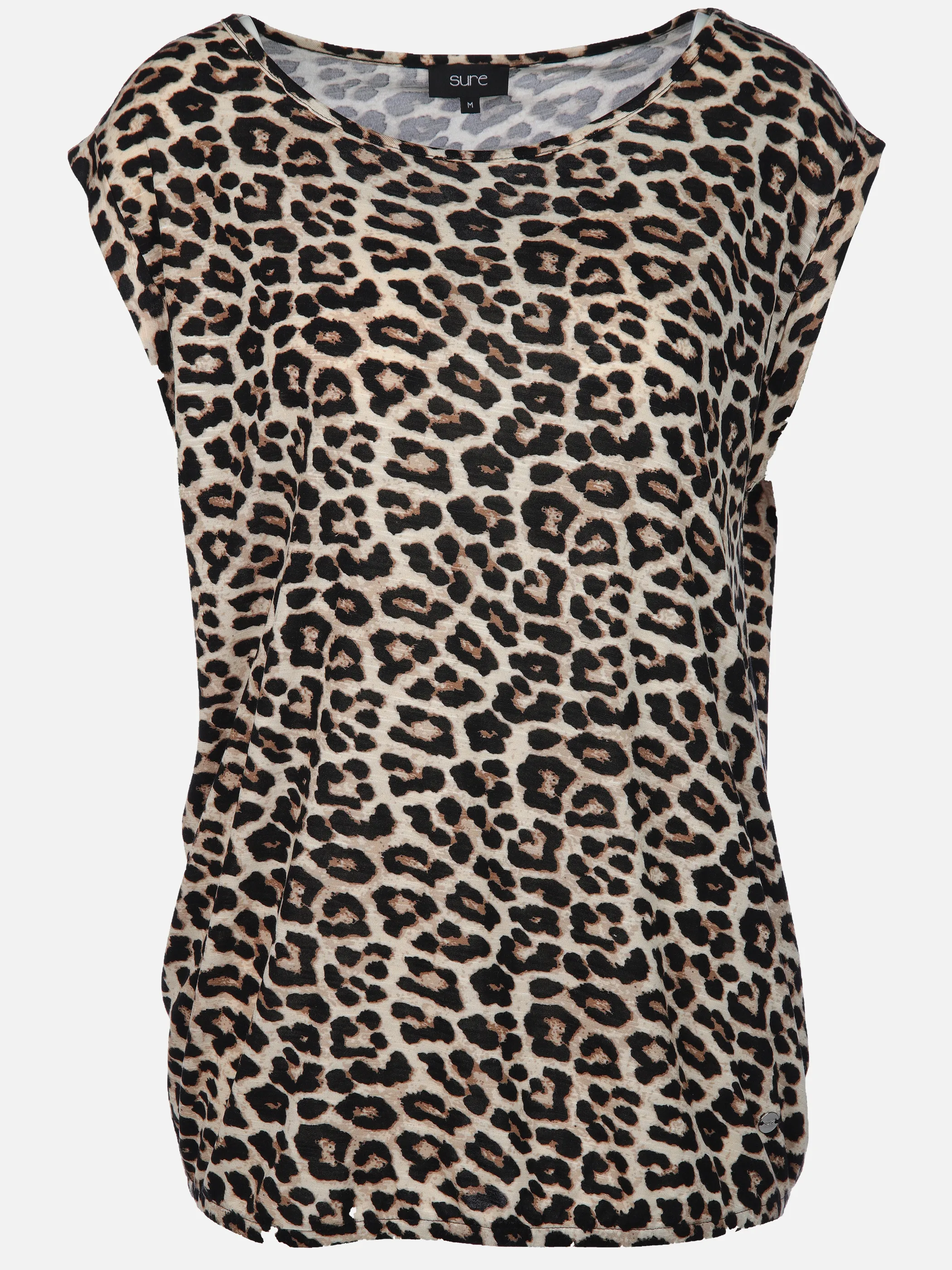 Sure Da-Top m. Alloverprint Beige 910479 LEO 1 Sure Da-Top m. Alloverprint Beige 910479 LEO 1