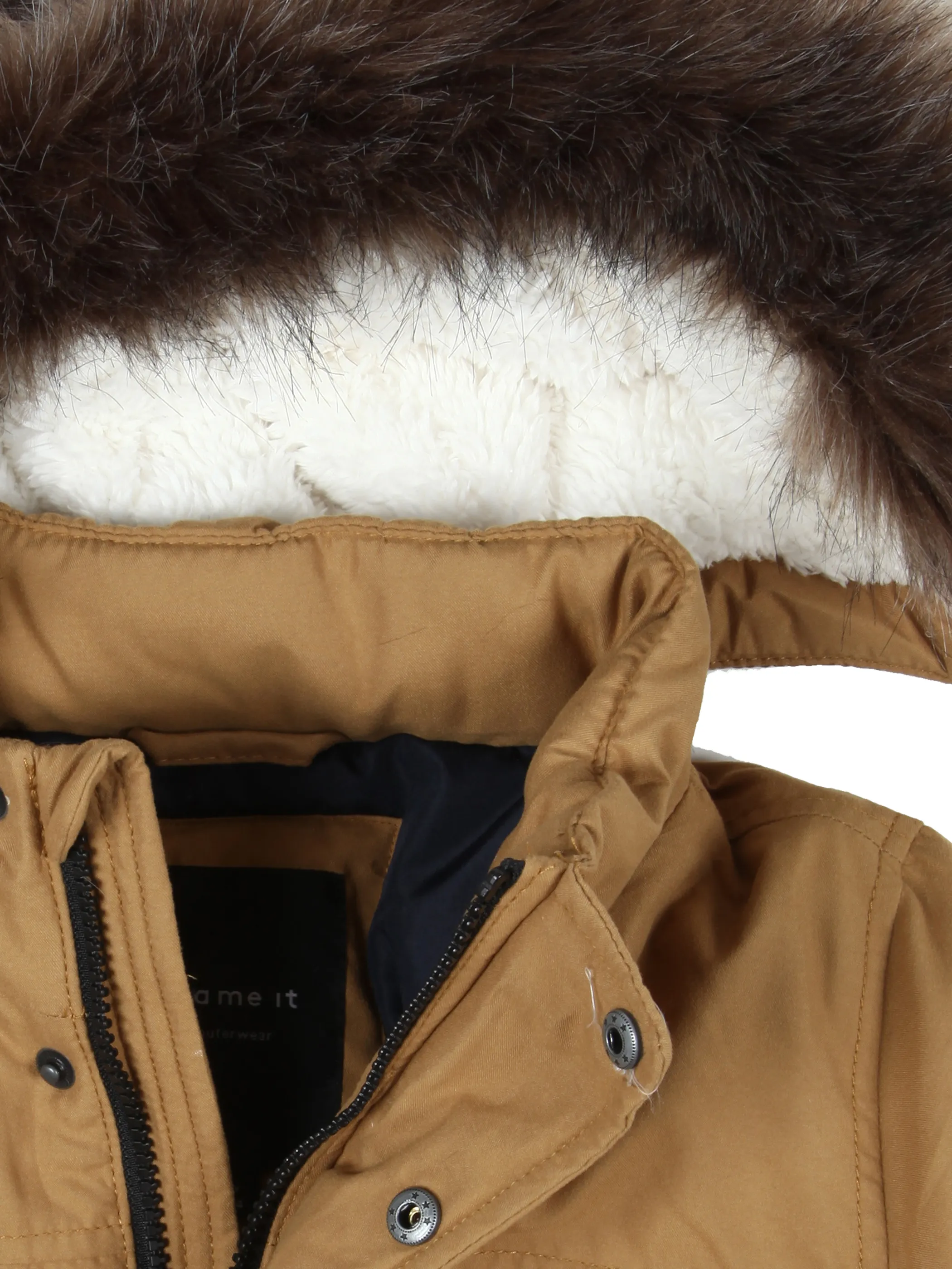 name it 13191237 NMMMABE PARKA JACKET Braun 851402 233597 3