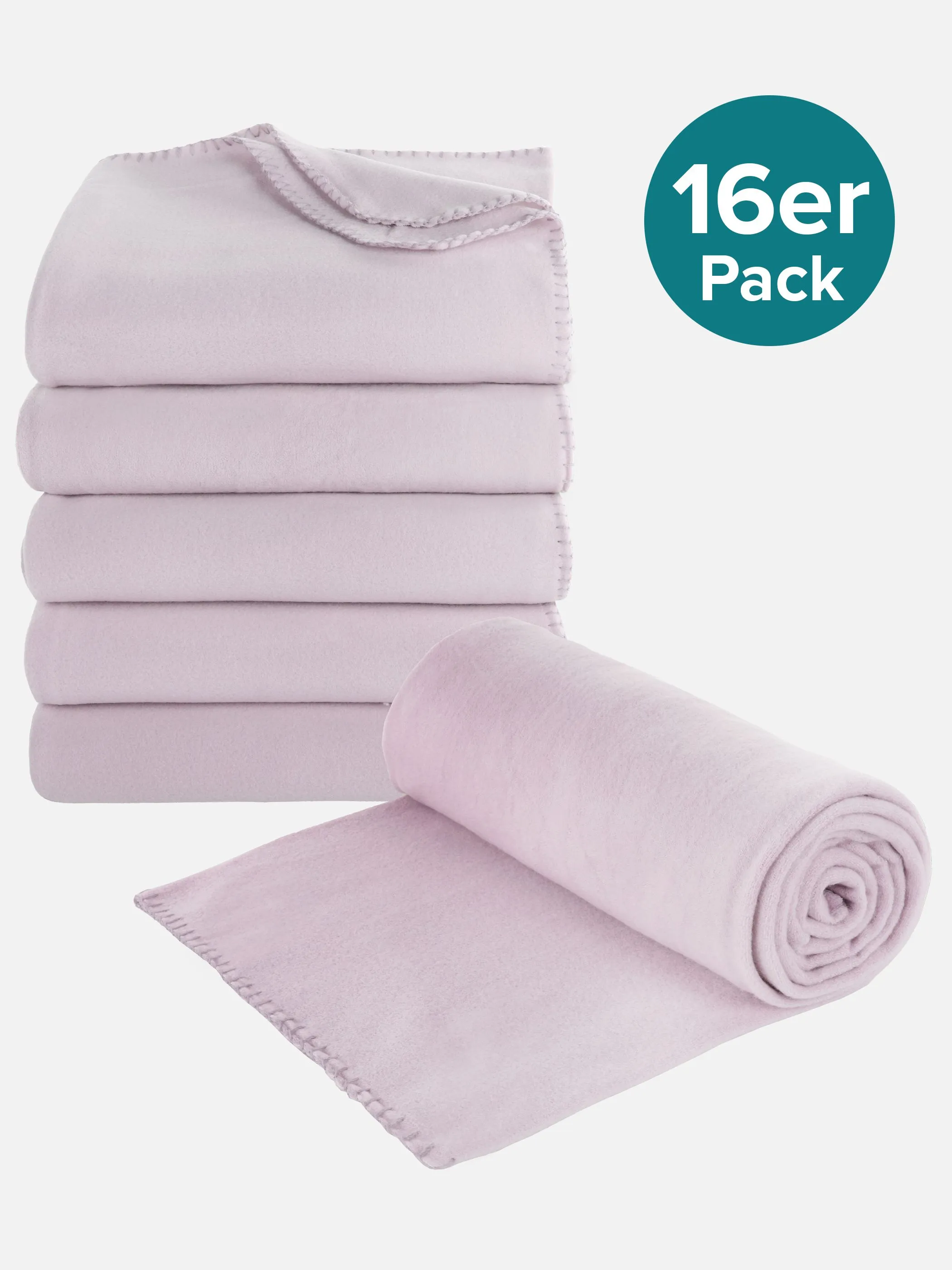 Dream House Fleecedecke 130x170cm 16 Stück Lila 889146 ORCHID 1