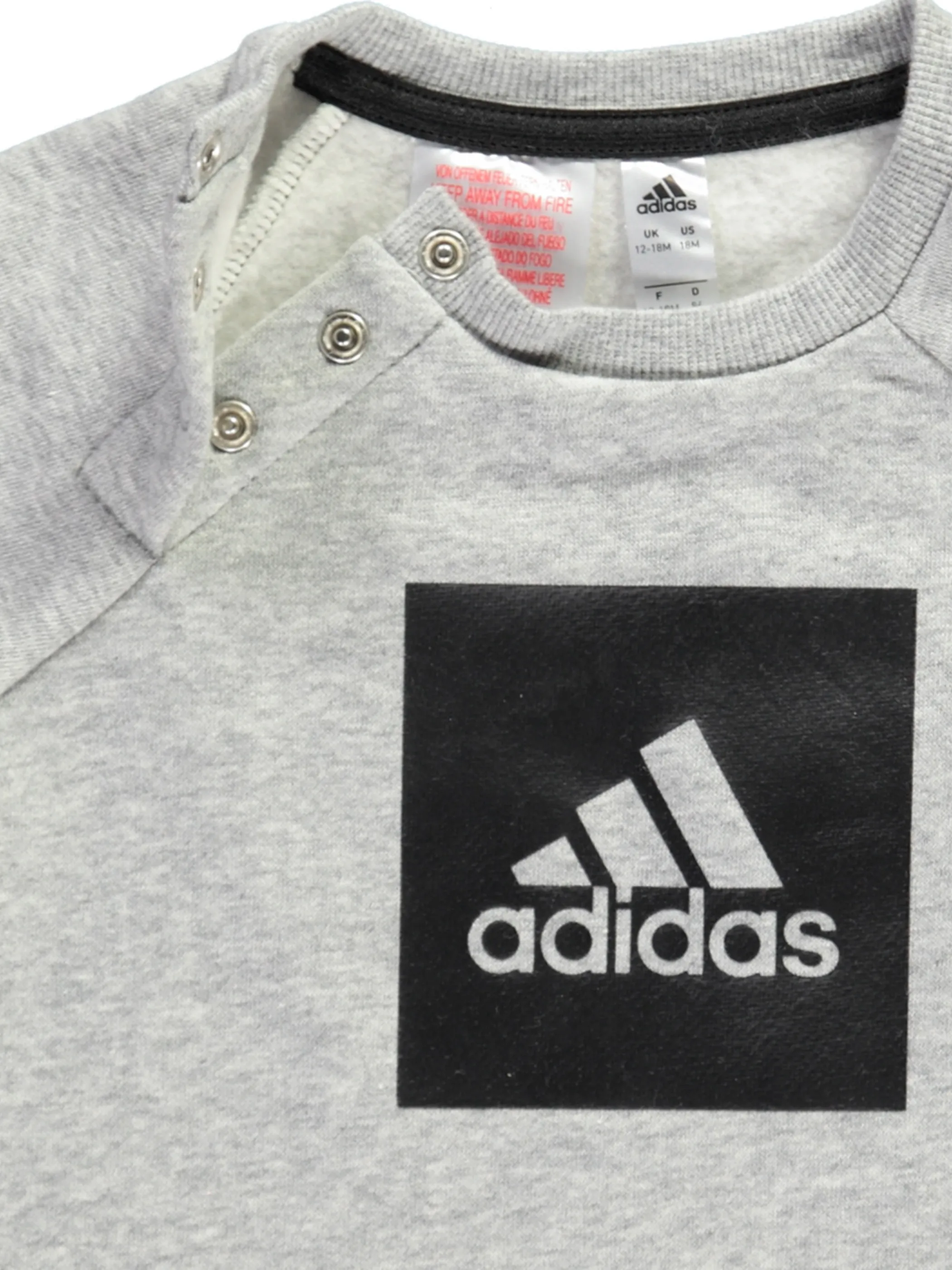 Adidas GM8975 Baby-Kn-Jogginganzug Grau 845771 83F7 3 Adidas GM8975 Baby-Kn-Jogginganzug Grau 845771 83F7 3