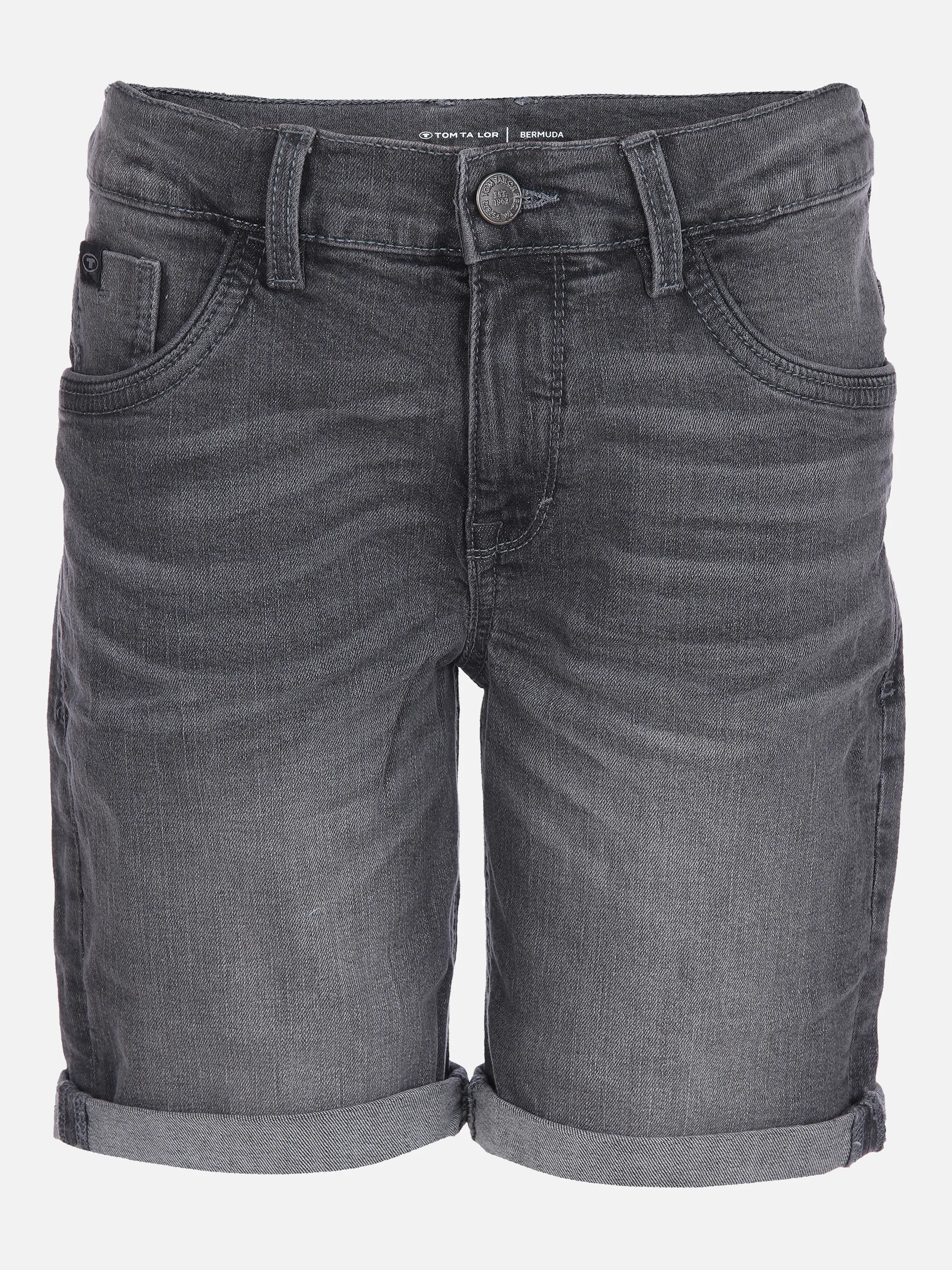 Tom Tailor 1032103 denim bermuda Grau 860585 10213 1