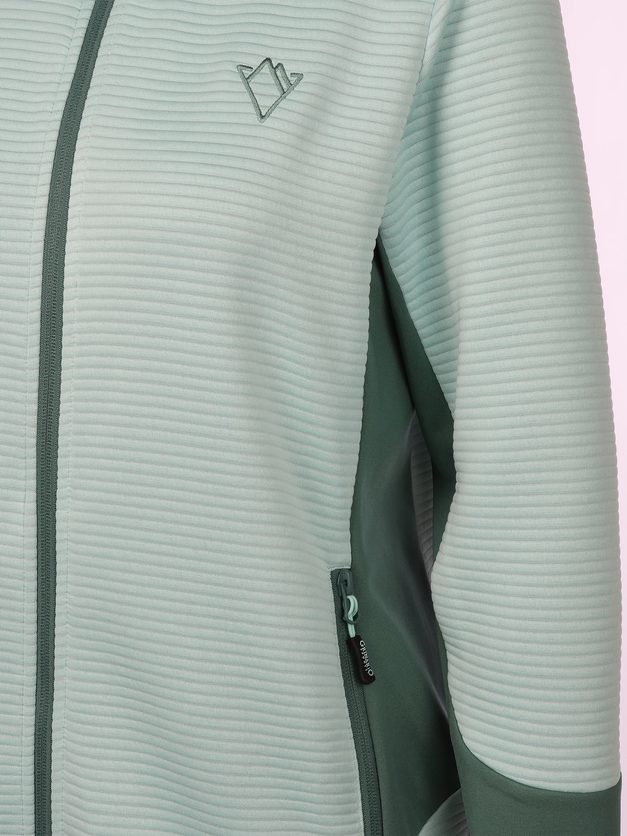 Grinario Sports Da-Strickjacke, m. Struktur Grün 921000 MINT 3