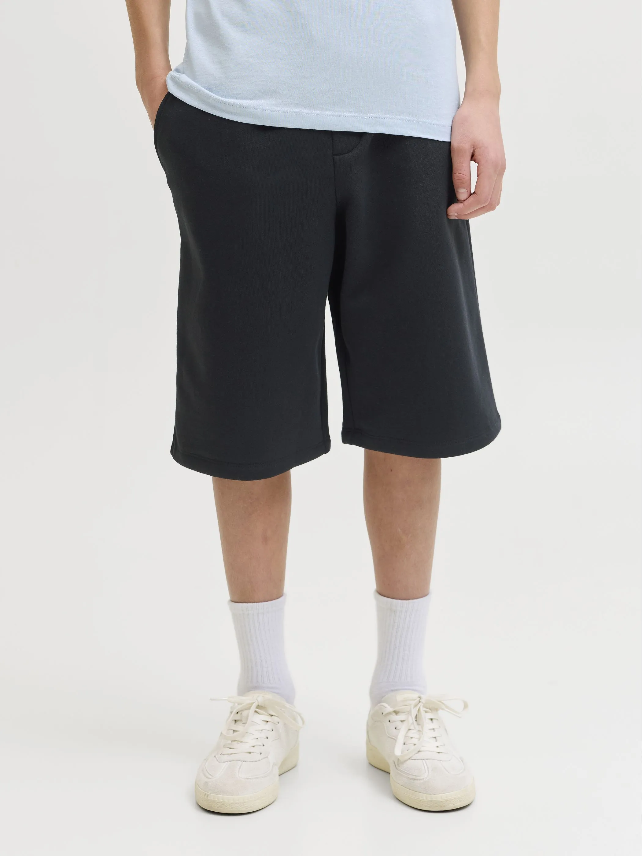 Jack&Jones Junior 12293006 JPSTOWEN FALLS SWEAT Schwarz 924469 178012 1
