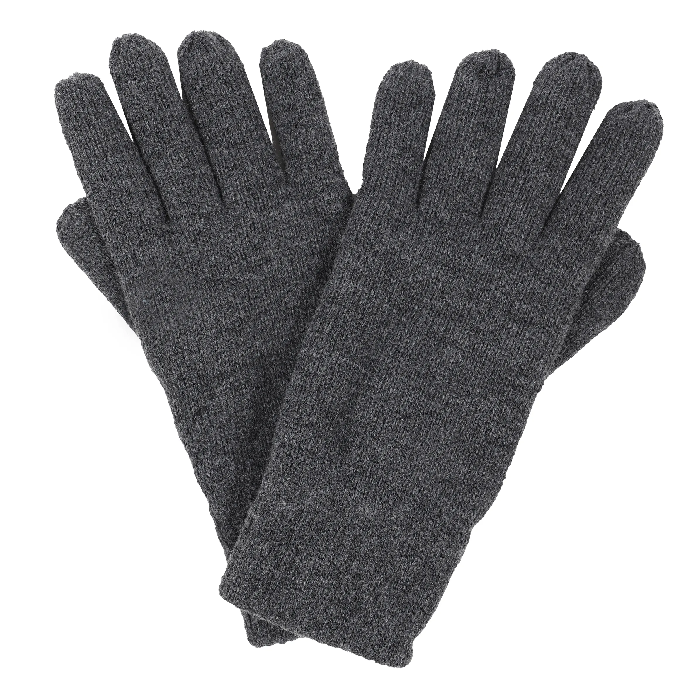 Jim Spencer He. Strickhandschuh Basic uni Grau 846372 GREY MEL 1 Jim Spencer He. Strickhandschuh Basic uni Grau 846372 GREY MEL 1