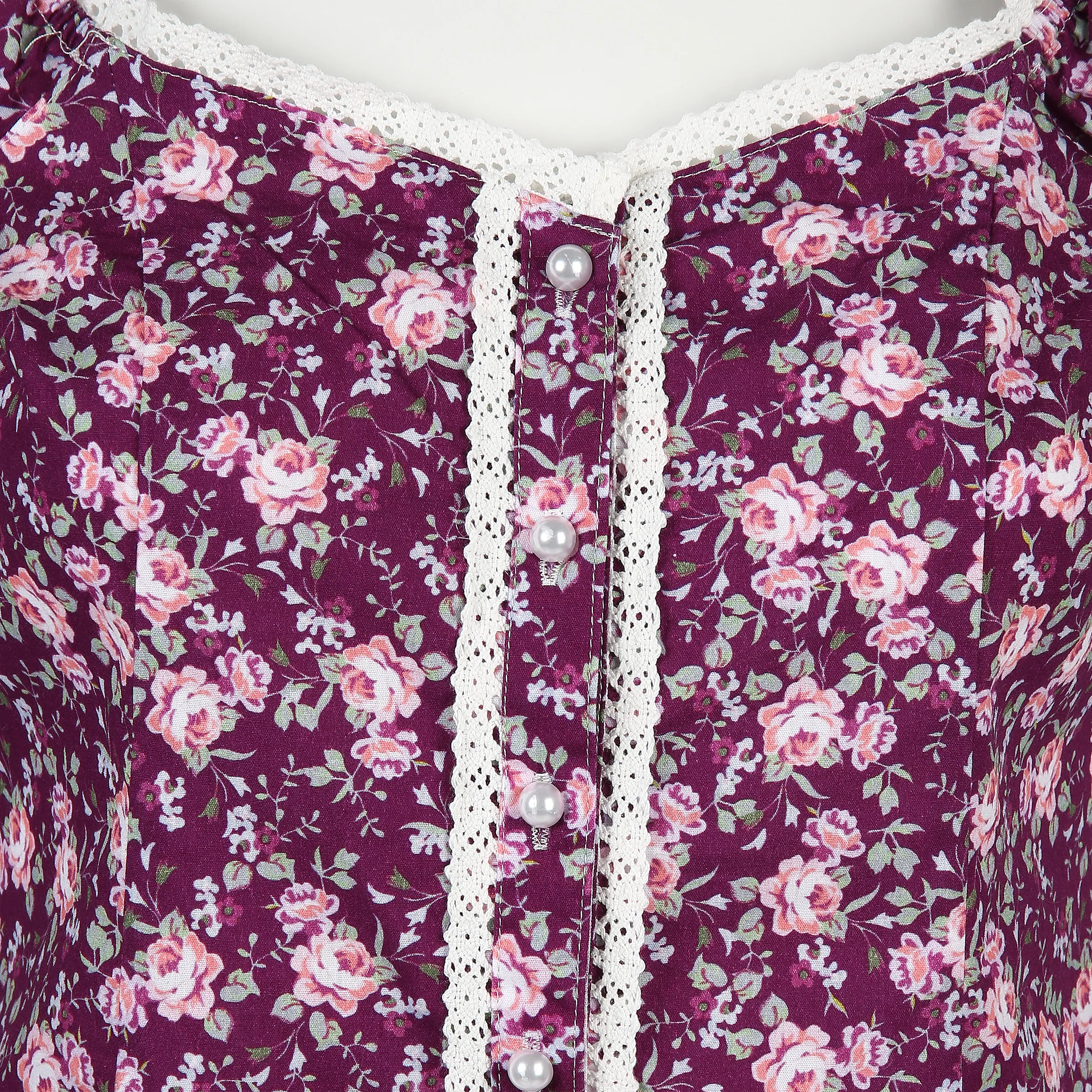 Brandl Tracht Da-Trachtenbluse Rosenmuster Lila 795885 BEERE GEM. 3 Brandl Tracht Da-Trachtenbluse Rosenmuster Lila 795885 BEERE GEM. 3