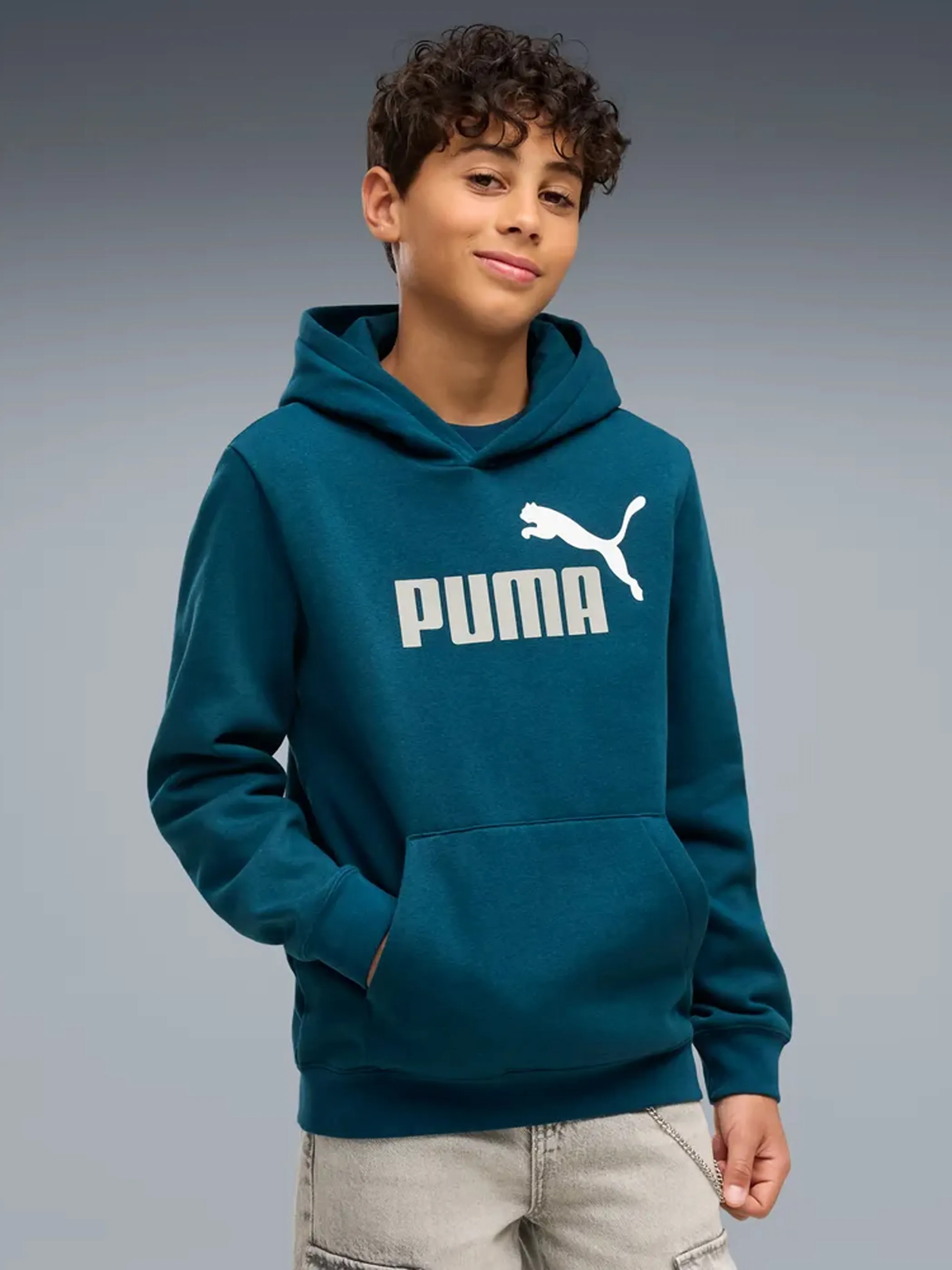 Puma 685822-36 TB-Hoodie ESS 2 COLOR NO. 1 LOGO Türkis 931703 36 1
