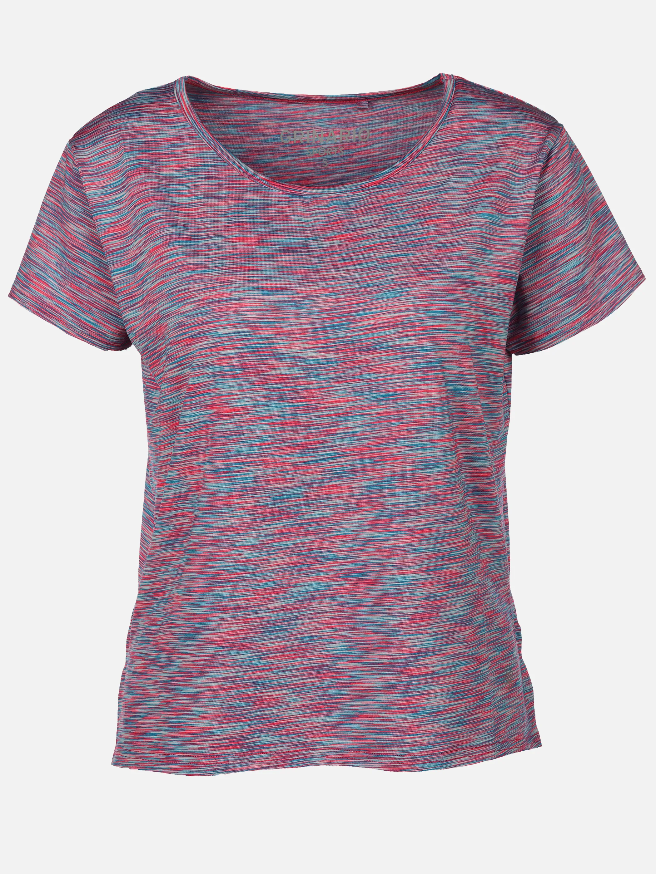 Grinario Sports Da-Sport T-Shirt, meliert Pink 921221 PINK 1