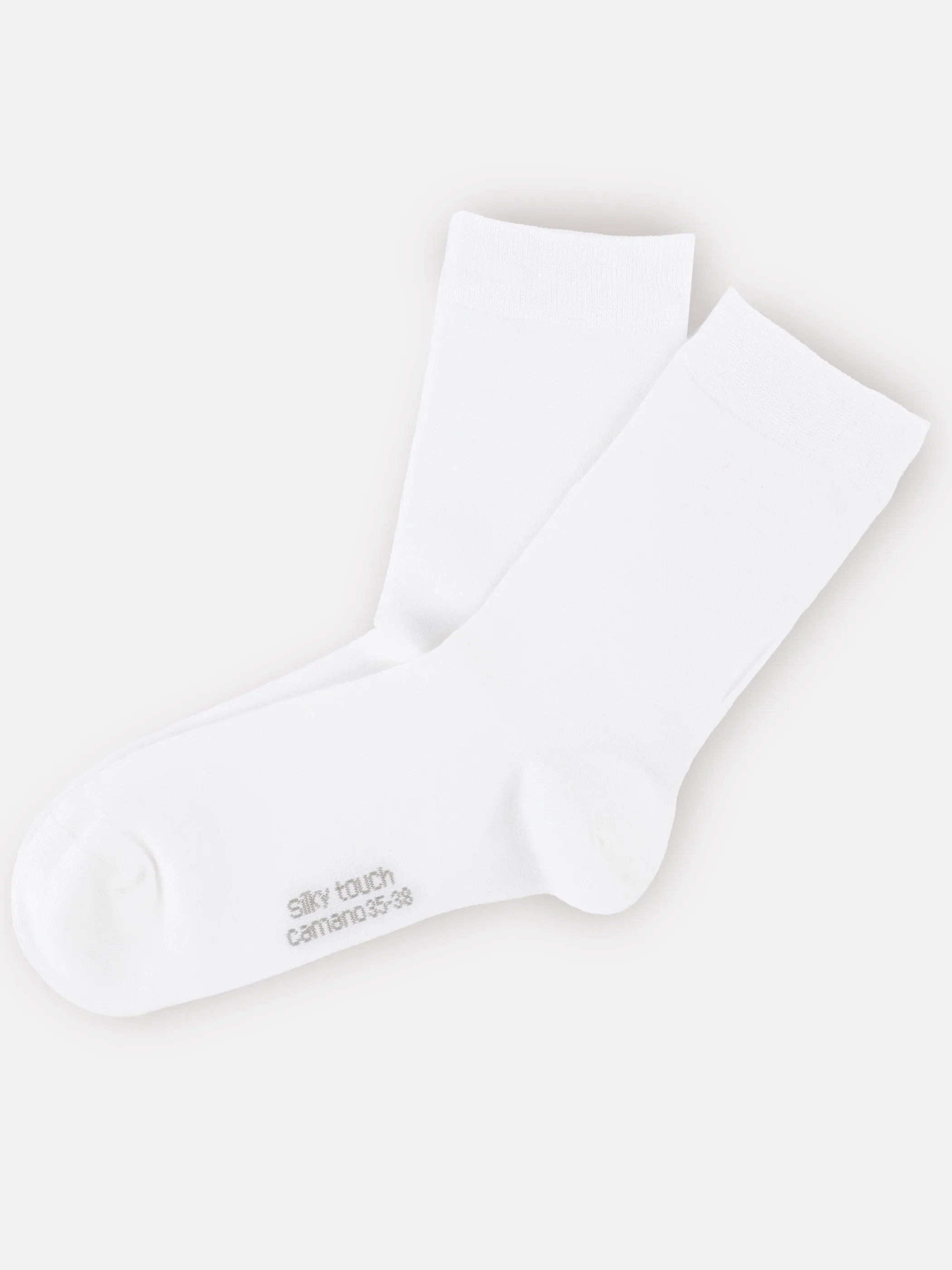 Camano 000003514 Da-Socken silky f 2P Weiß 861930 0001 2