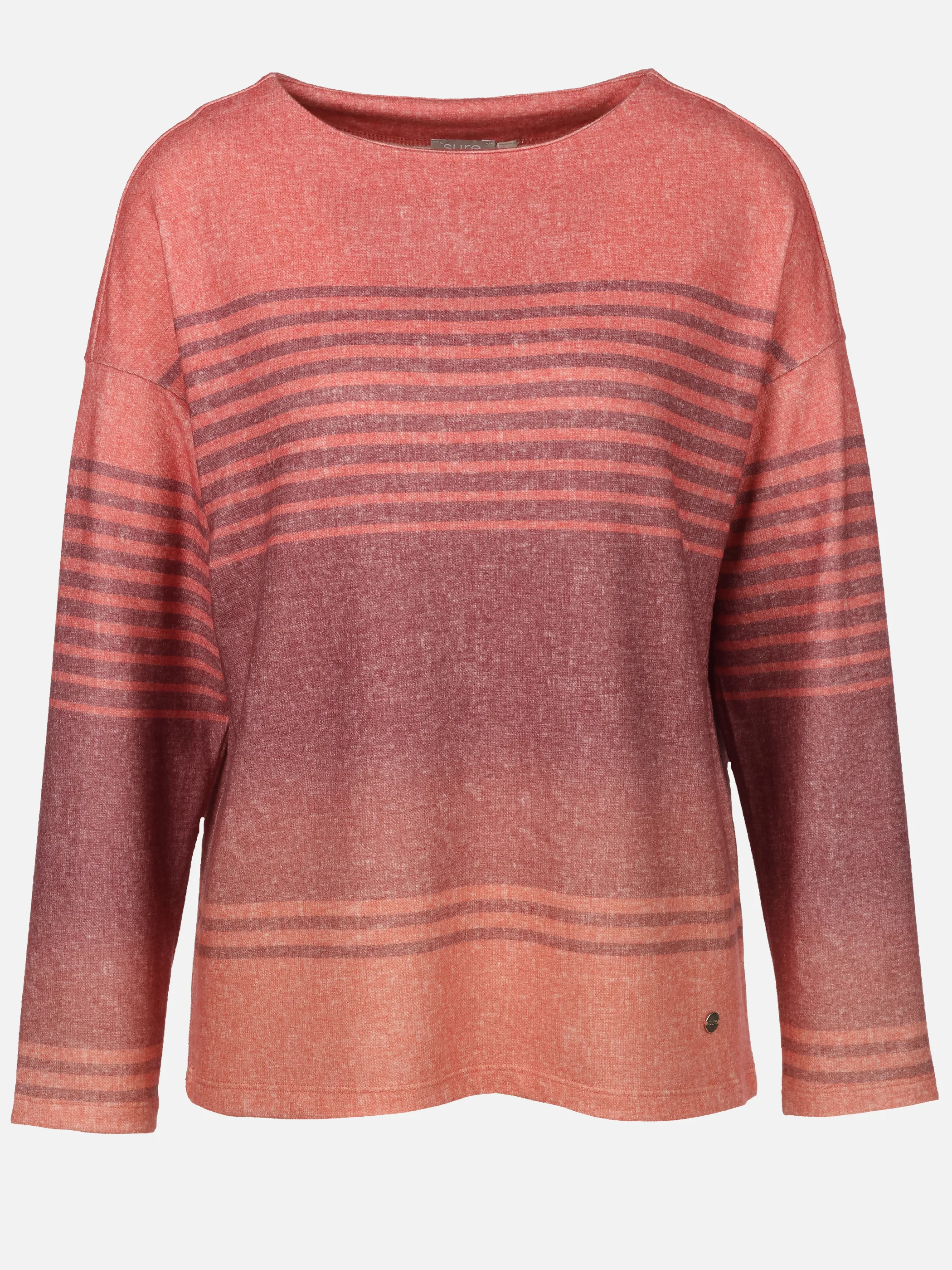 Sure Da-Rapport-Ringel-Print Shirt Rosa 919453 ROSE 1