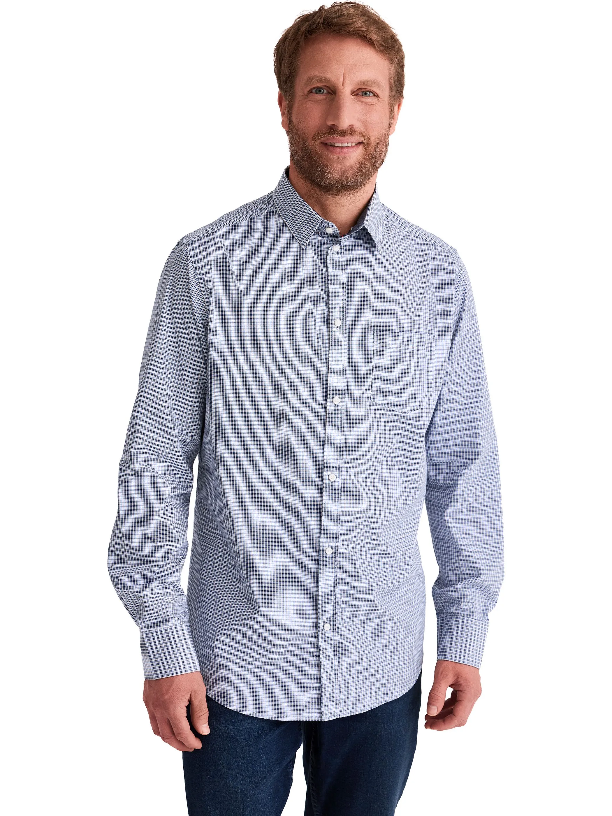 Stooker HAKA 73170000009441 He. Bluse/Hemd, Blau 913925 9441 1