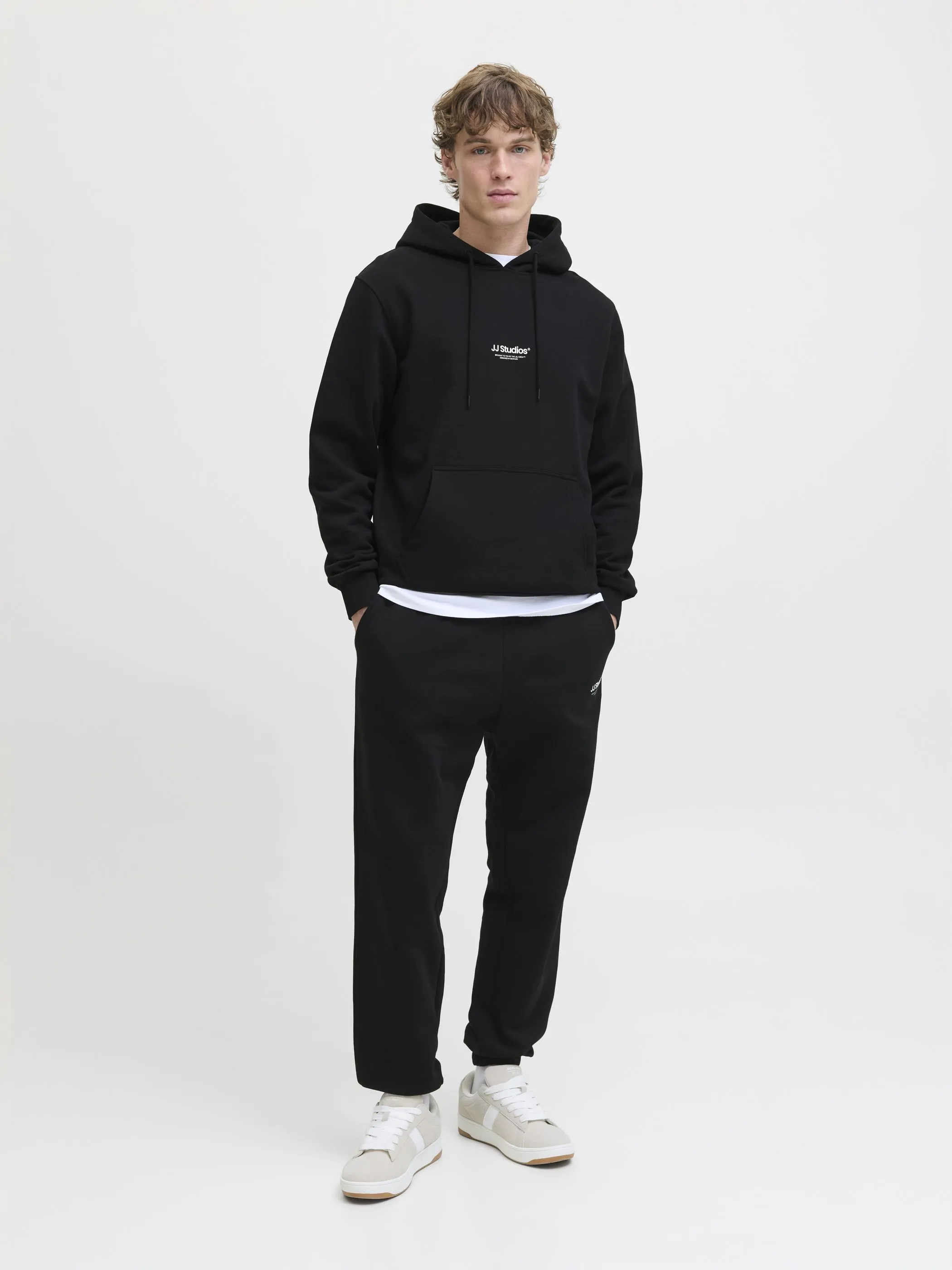Jack Jones 12278943 JPSTKANE SOHO SWEAT P Schwarz 912313 178012 4