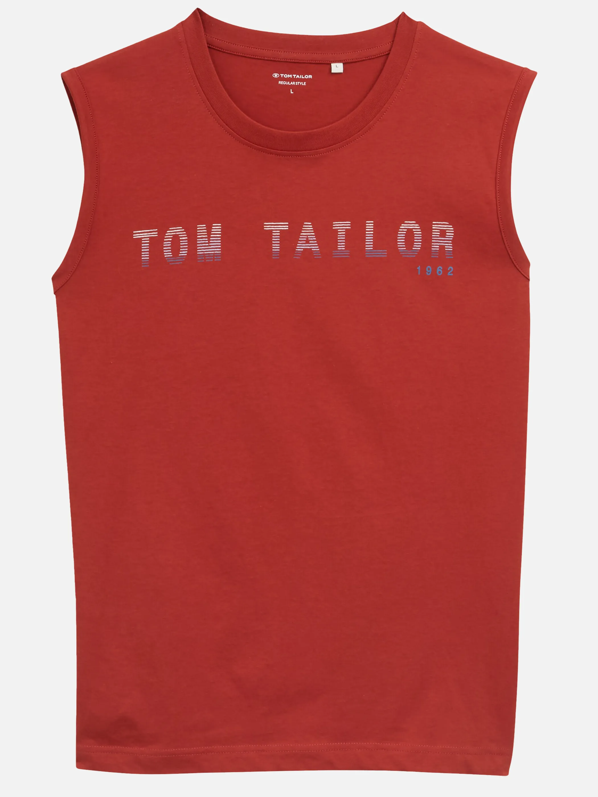 Tom Tailor 1046790 tanktop with print Rot 910587 14302 1