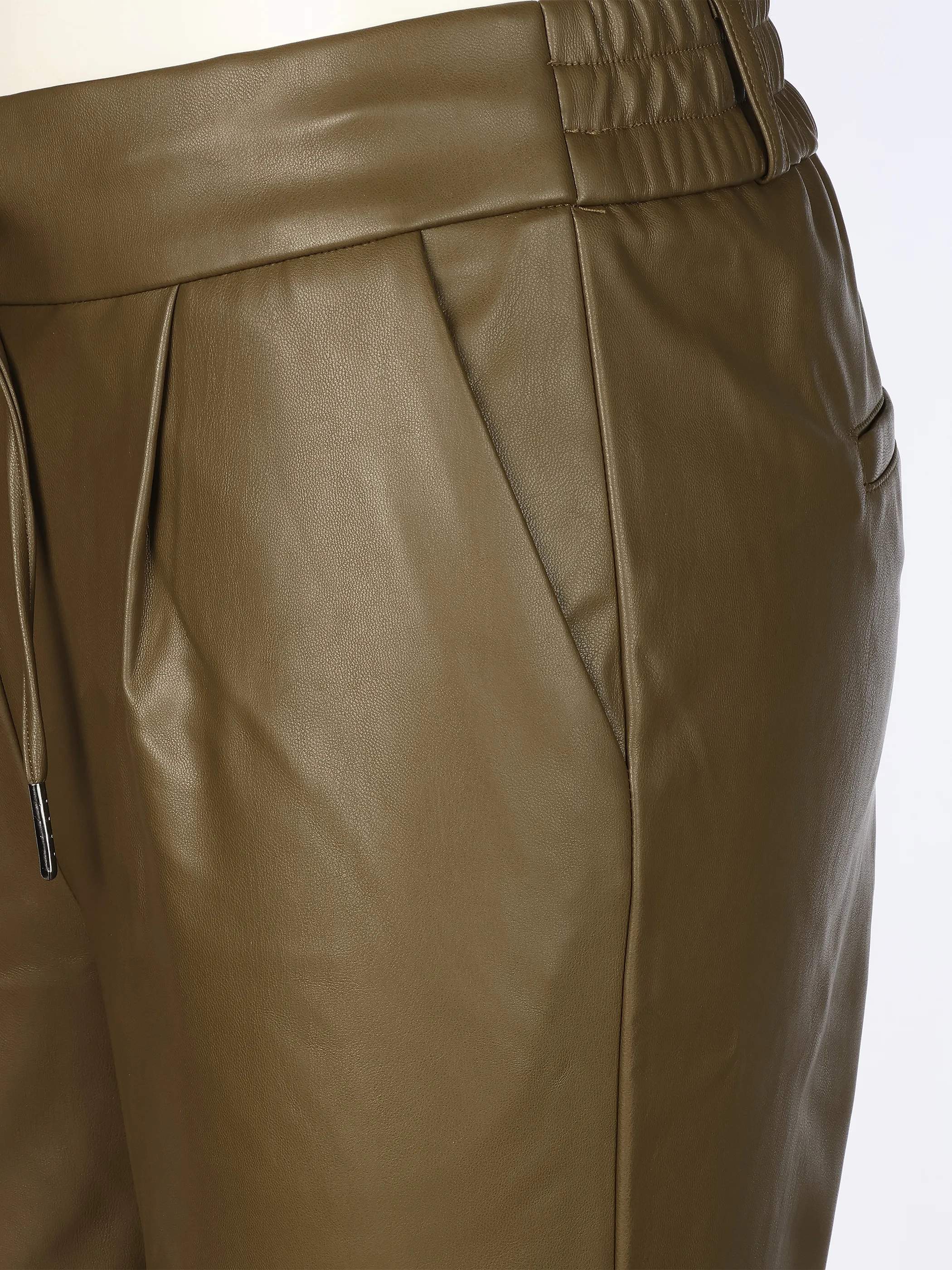 Lascana Fashion Lascana Fashion - Lederimitat-Hose Oliv 940355 26572 4