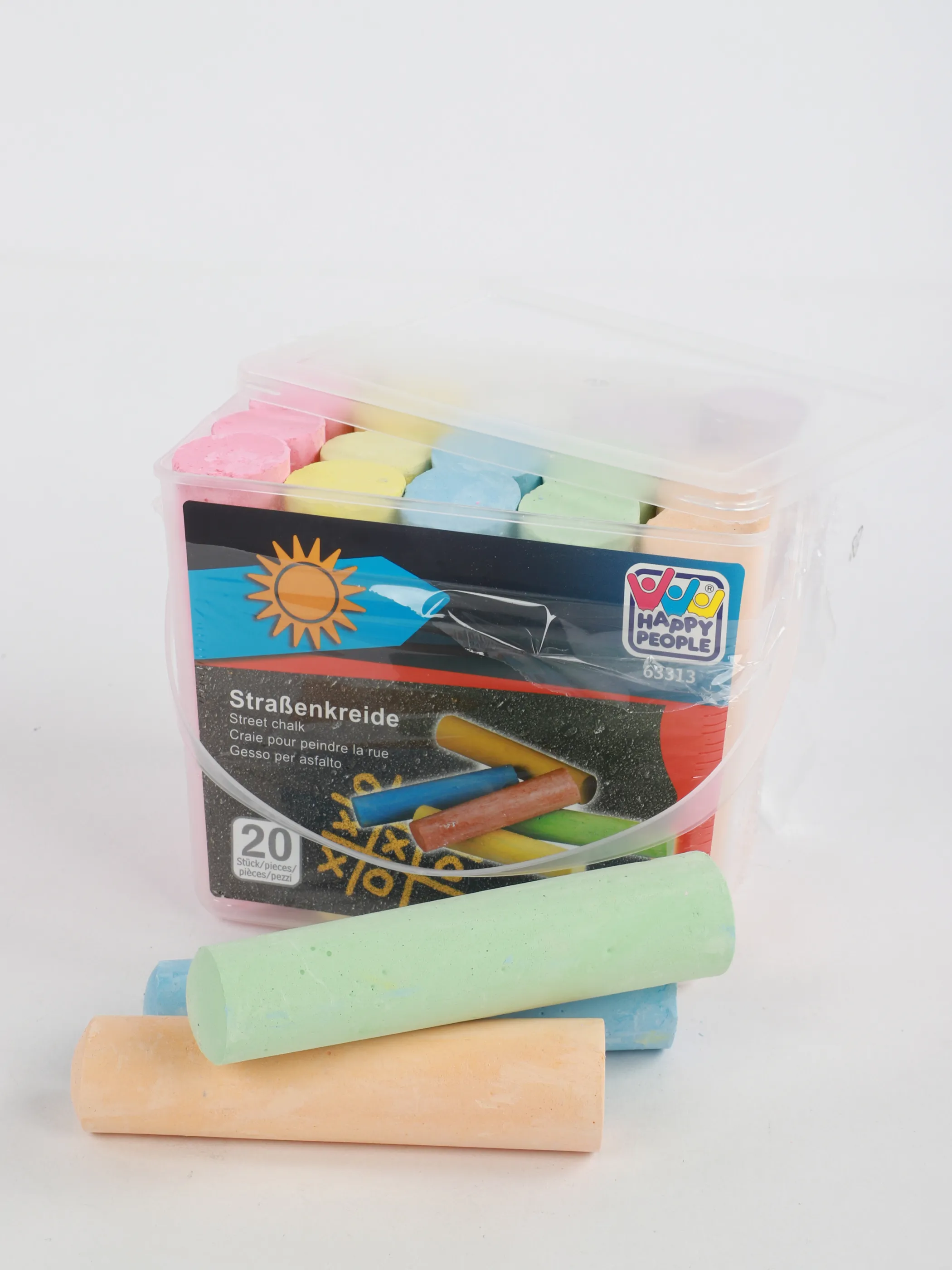 Spielzeug Straßenkreide im Eimer 20 Stüc Weiß 869921 BUNT 3 Spielzeug Straßenkreide im Eimer 20 Stüc Weiß 869921 BUNT 3