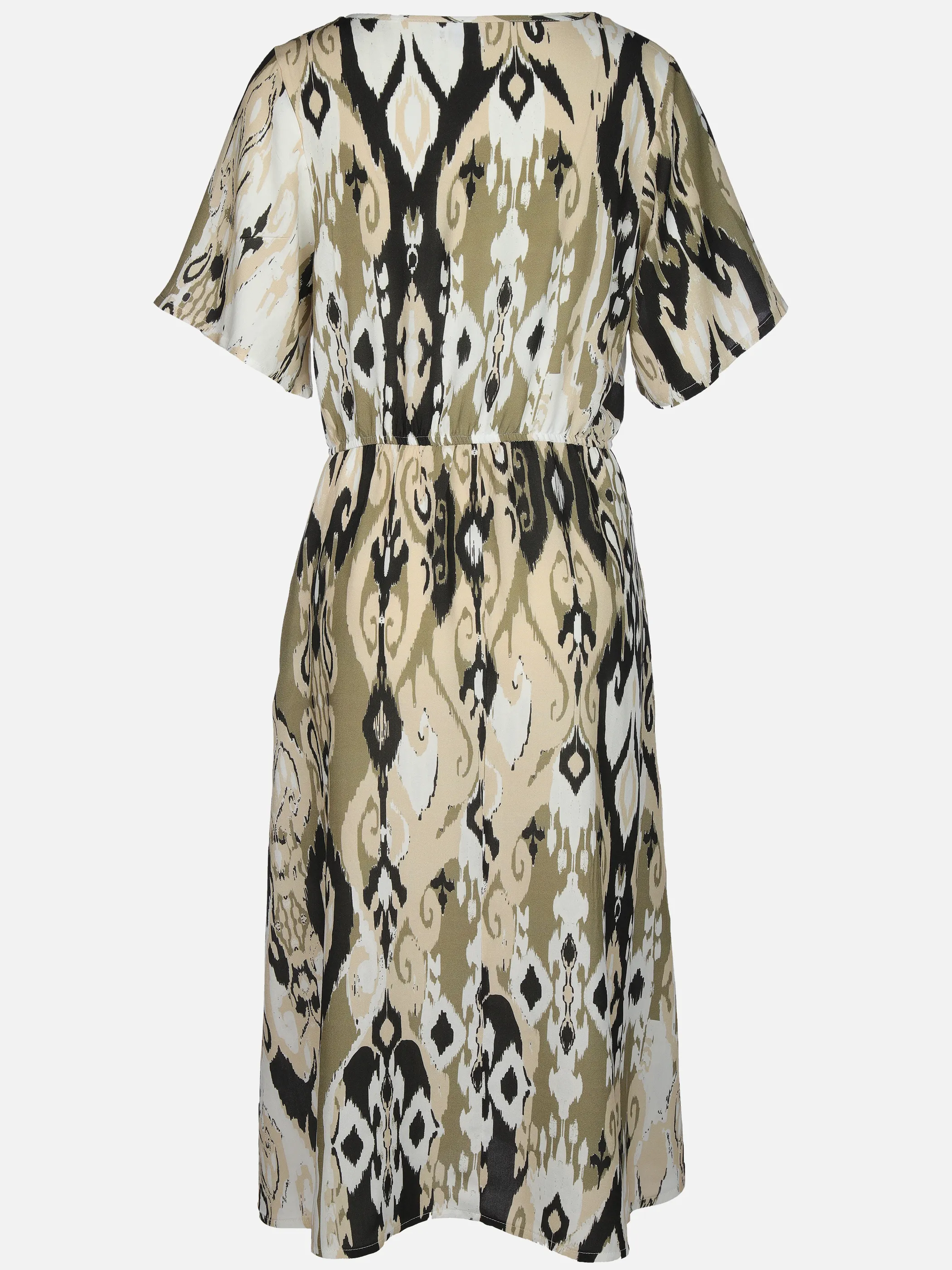 Lisa Tossa Da-Kleid m. Ethno-Muster Oliv 908371 KH/SW 2