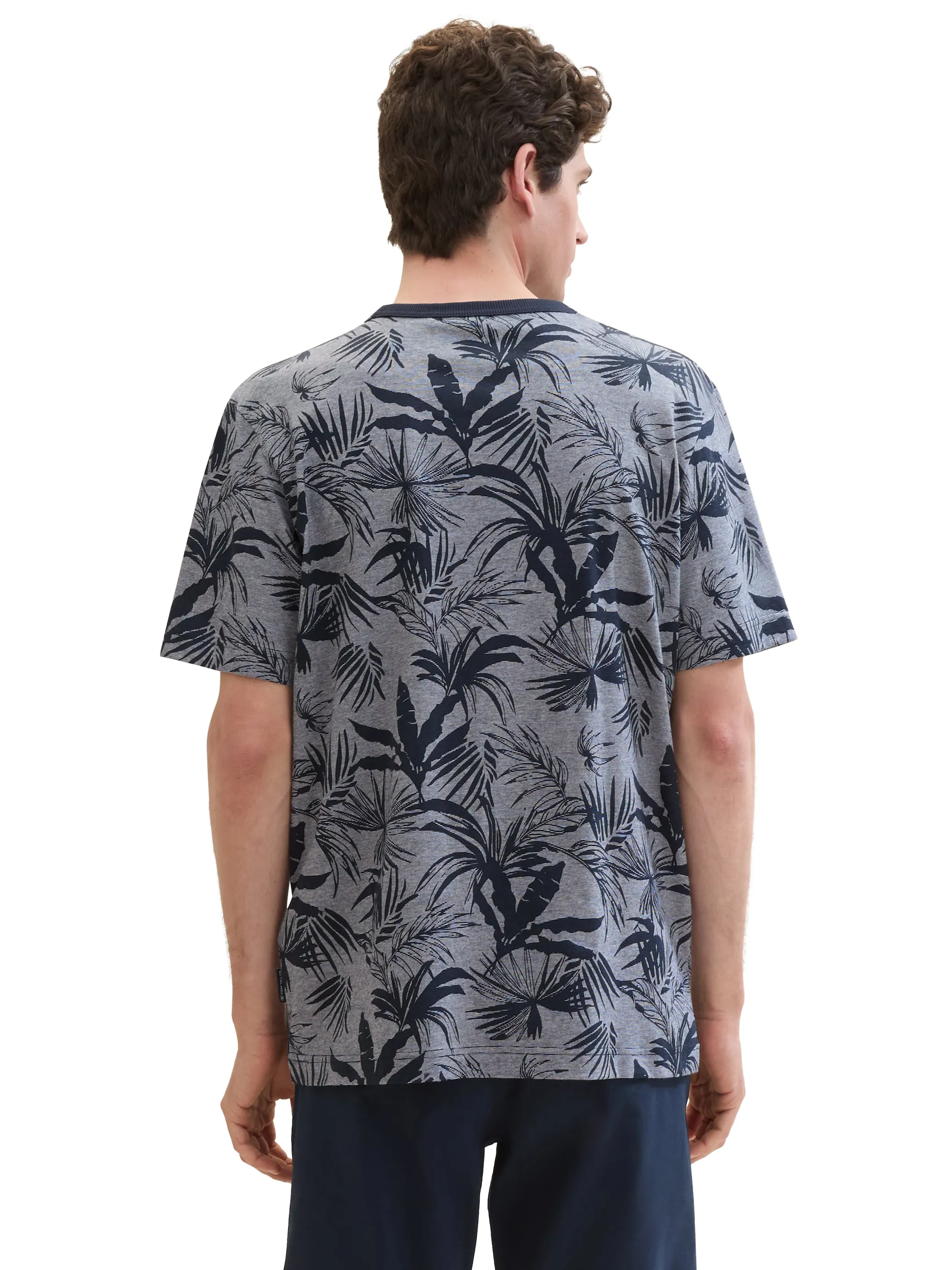Tom Tailor 1042130 allover printed t-shirt Blau 895644 35591 2 Tom Tailor 1042130 allover printed t-shirt Blau 895644 35591 2